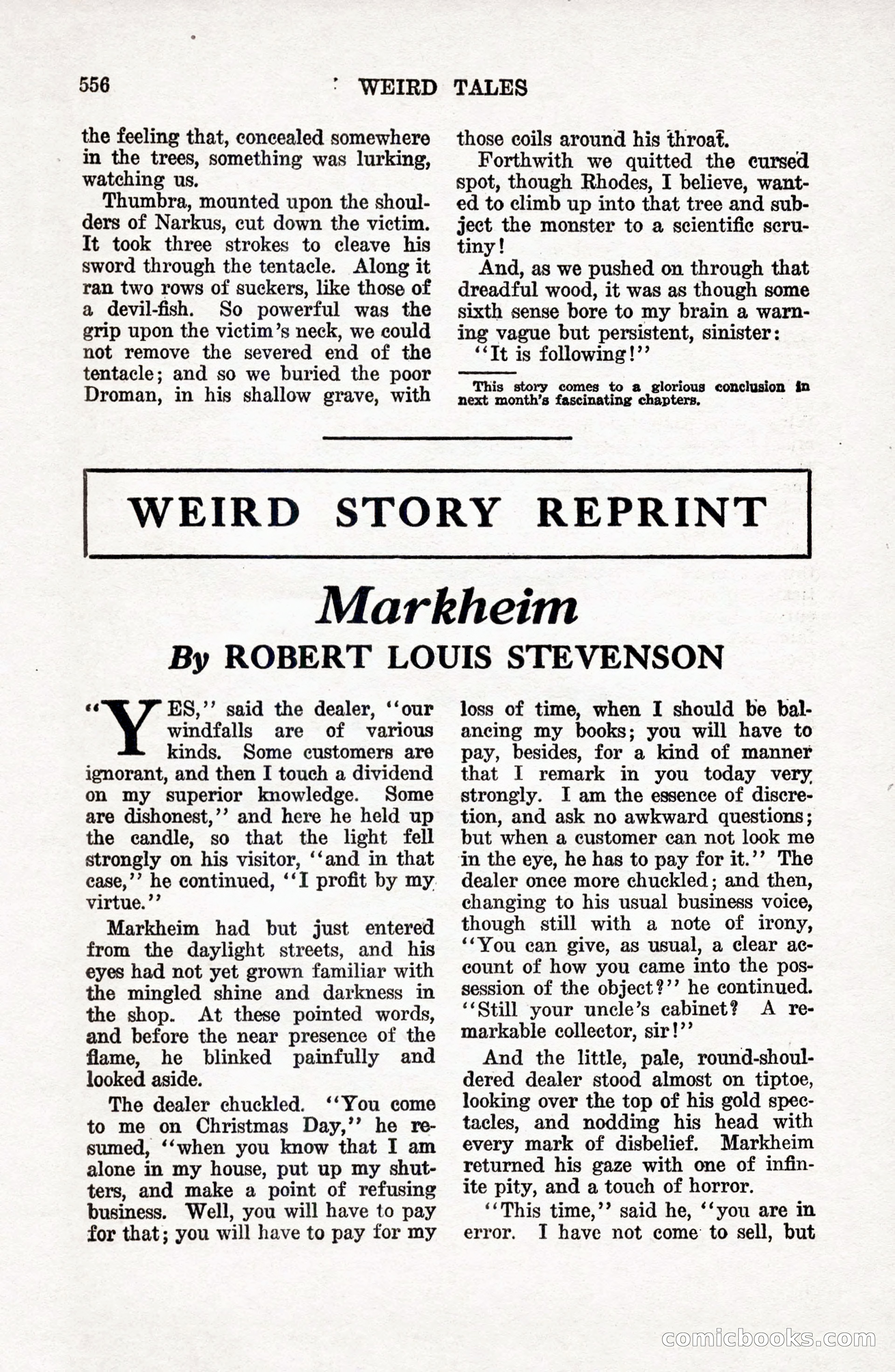 Weird Tales, April 1927 — page 126 of 148