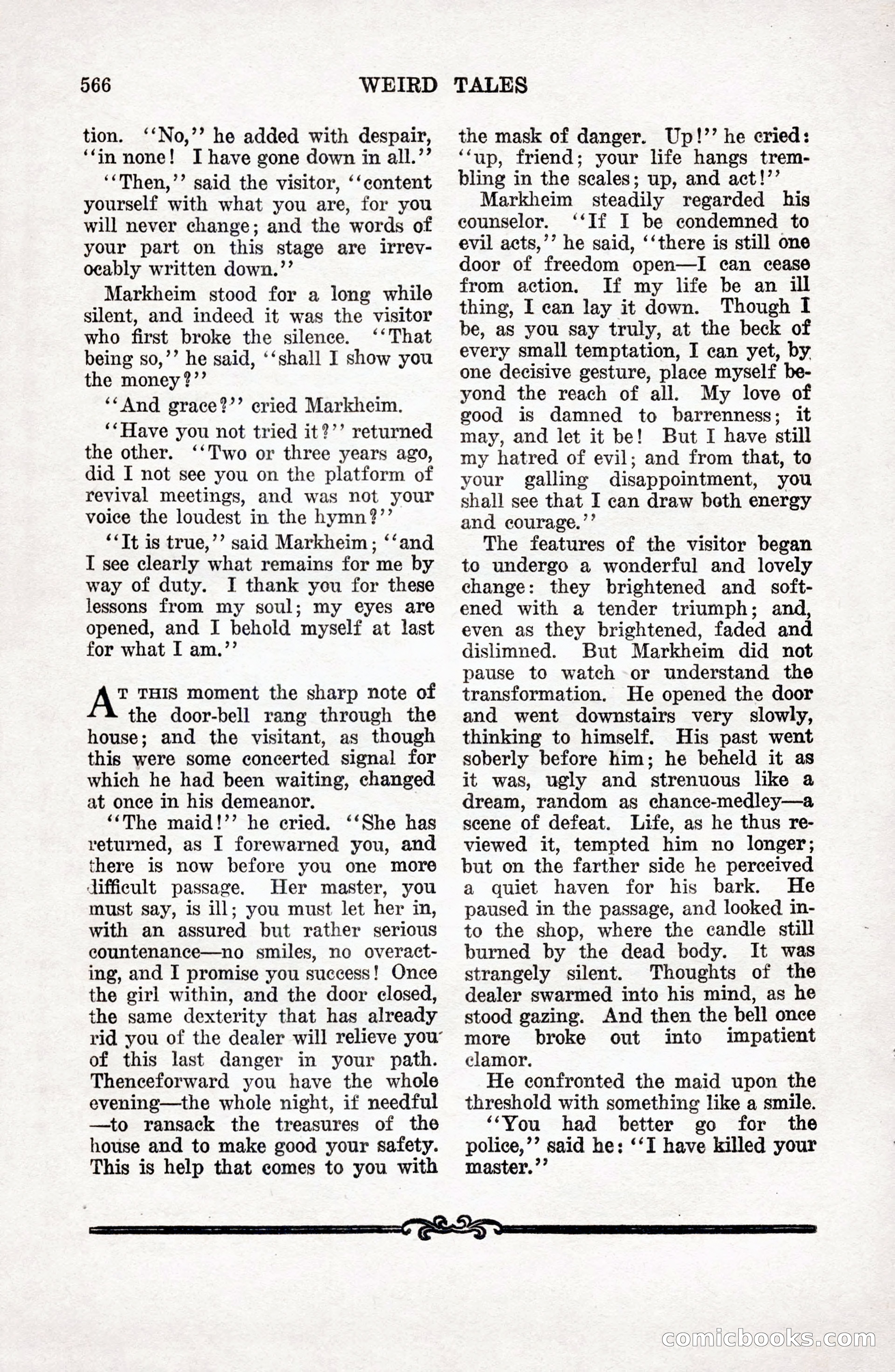 Weird Tales, April 1927 — page 136 of 148
