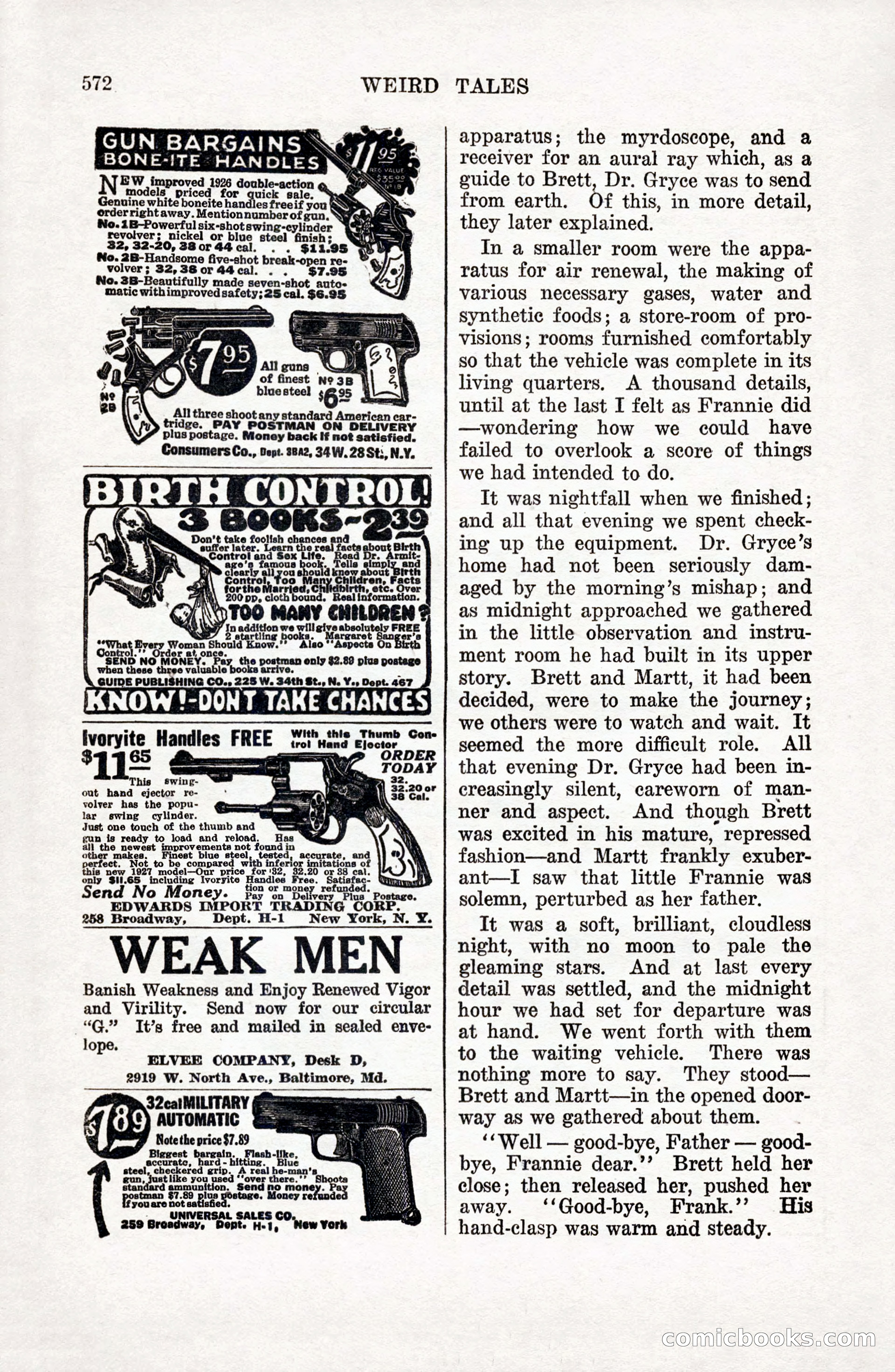 Weird Tales, April 1927 — page 142 of 148
