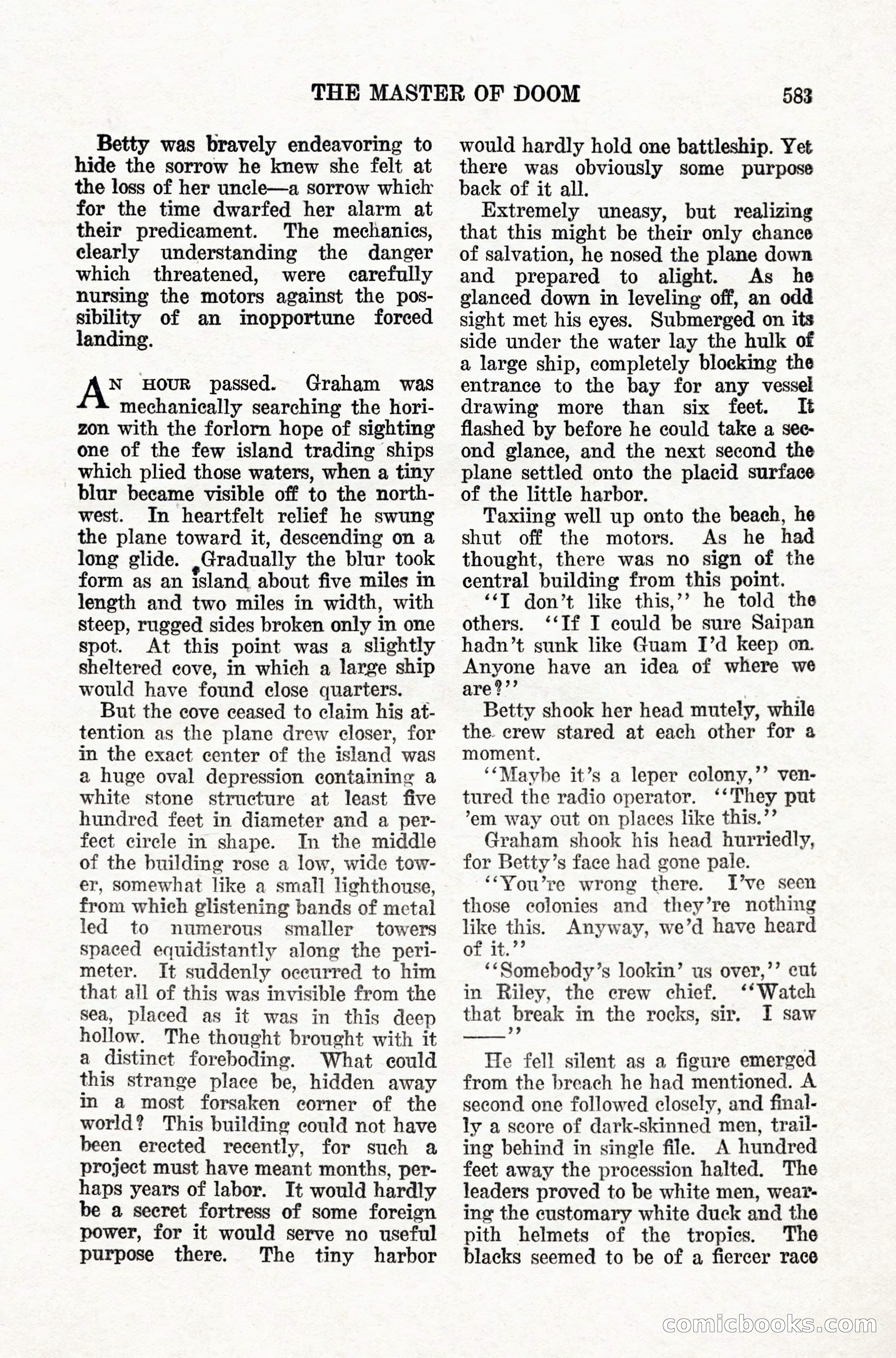 Weird Tales, Vol. IX, No. 5 — page 9 of 148