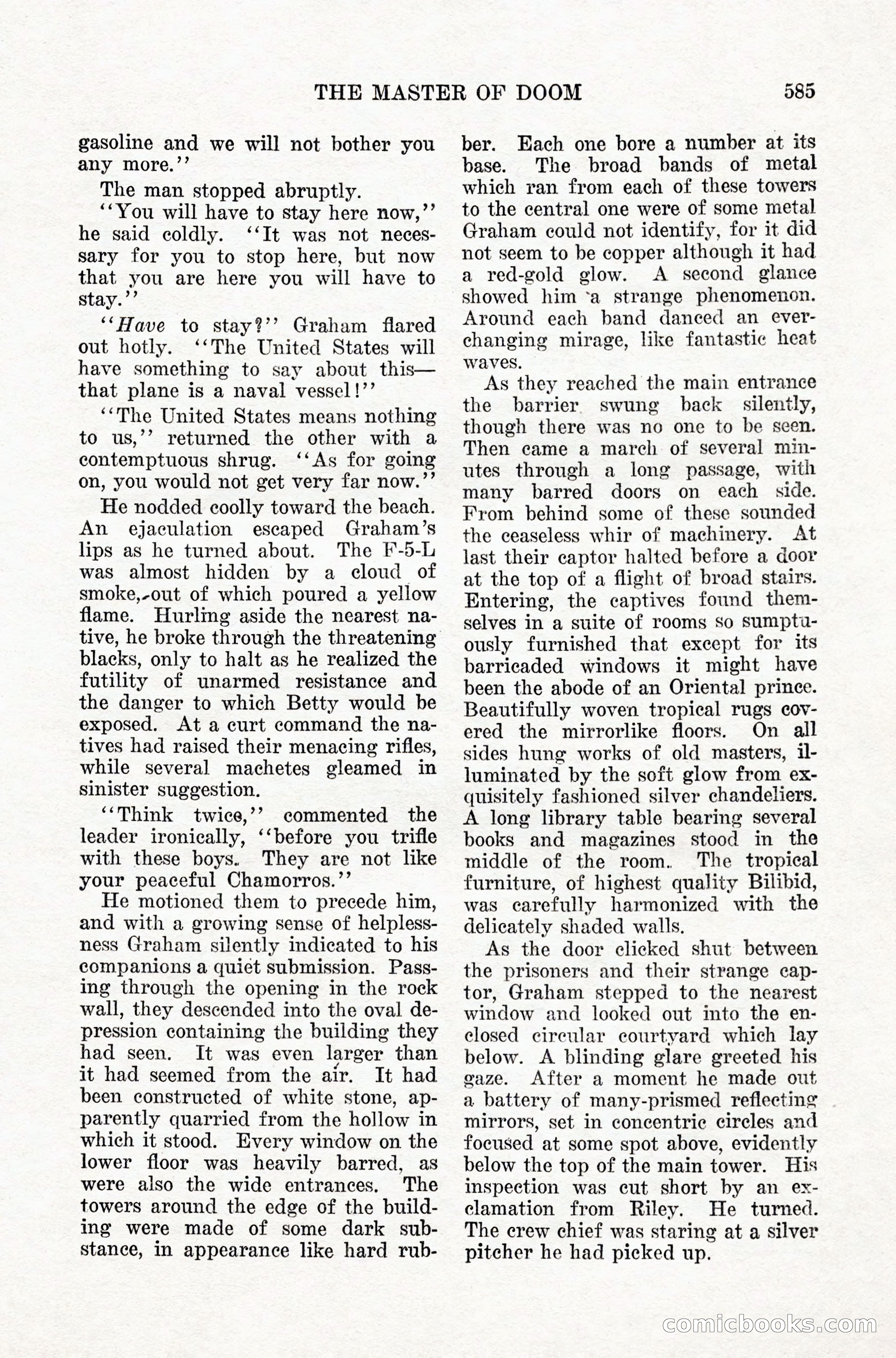 Weird Tales, Vol. IX, No. 5 — page 11 of 148