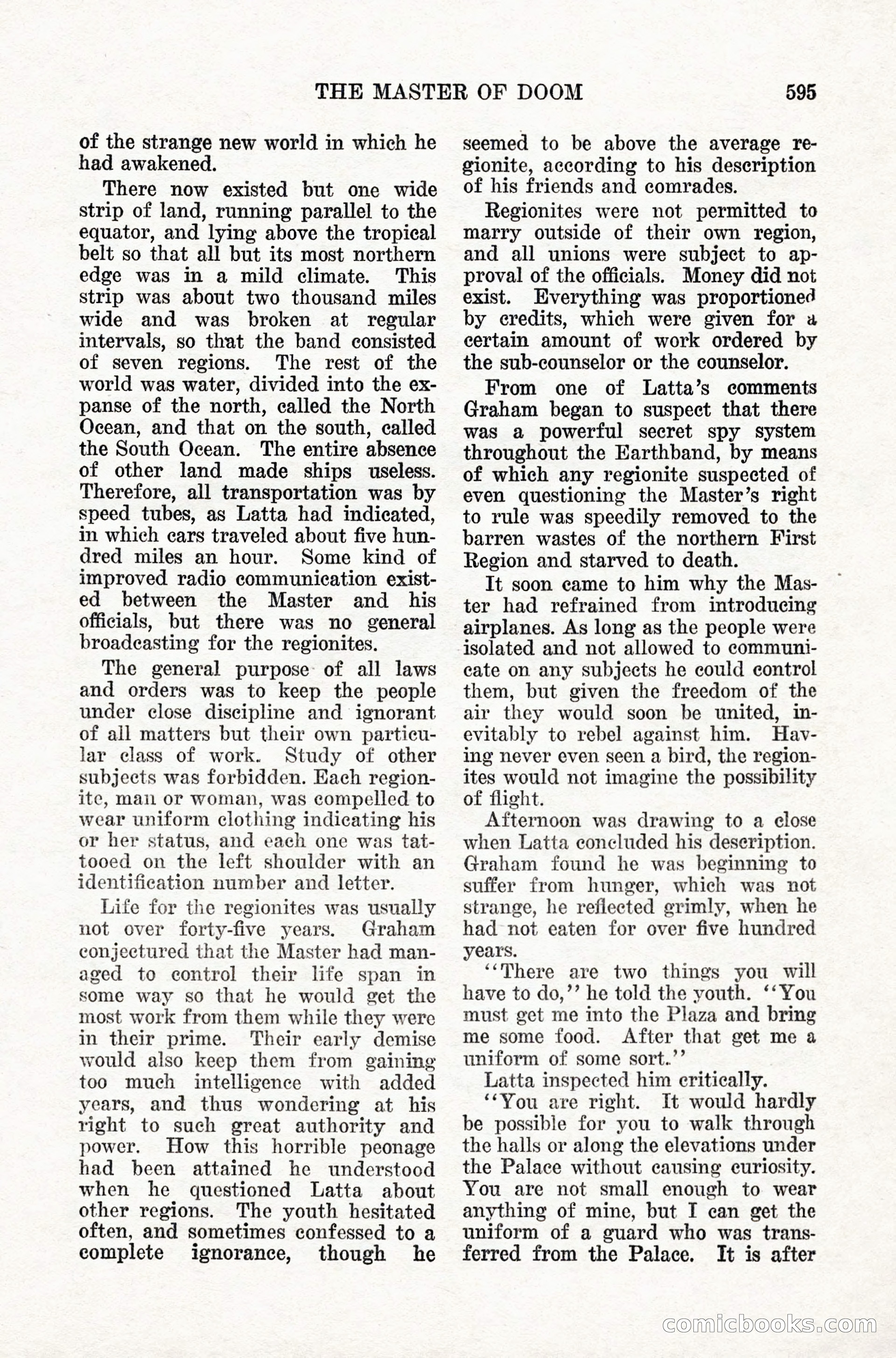 Weird Tales, Vol. IX, No. 5 — page 21 of 148