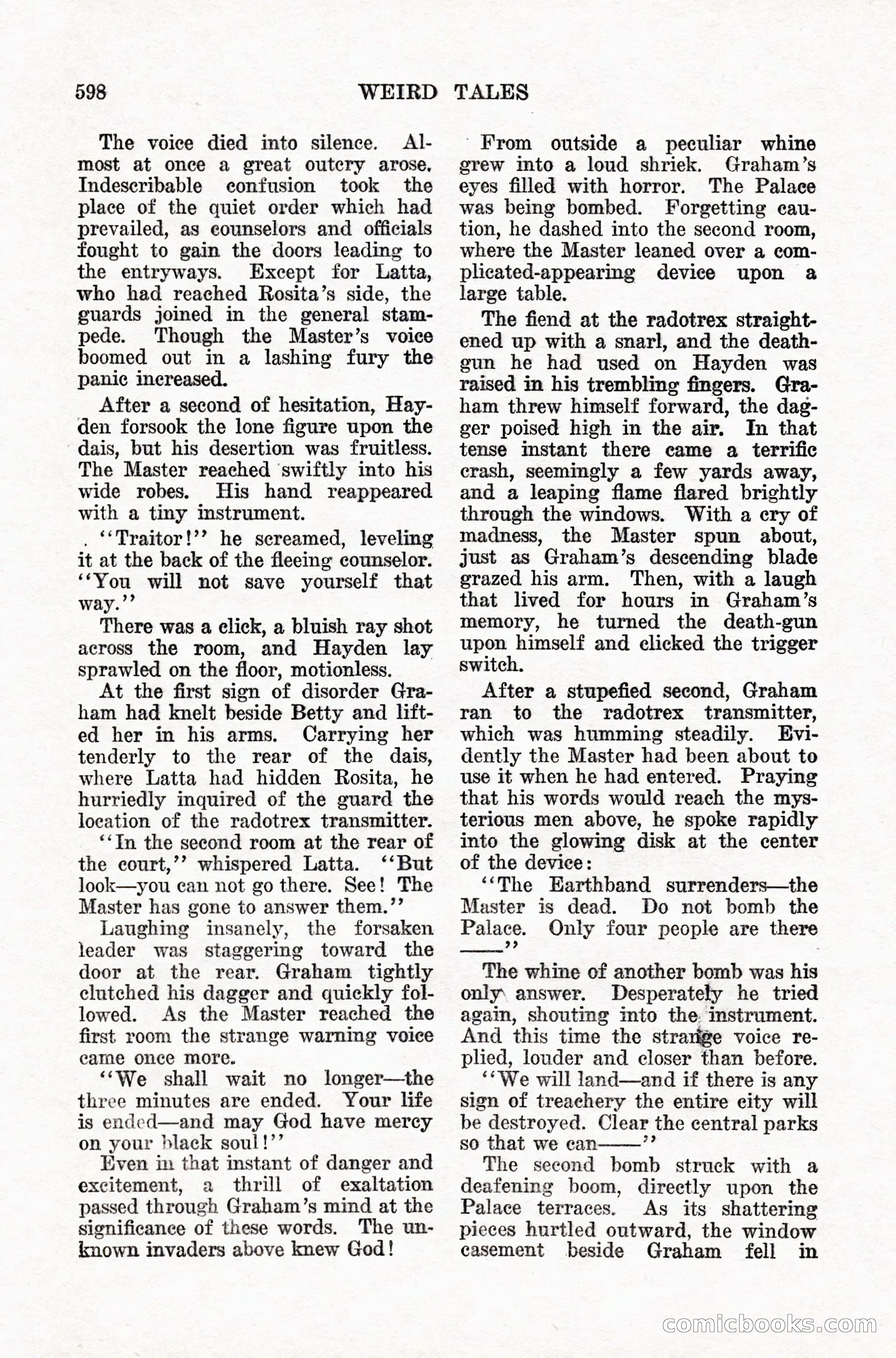 Weird Tales, Vol. IX, No. 5 — page 24 of 148