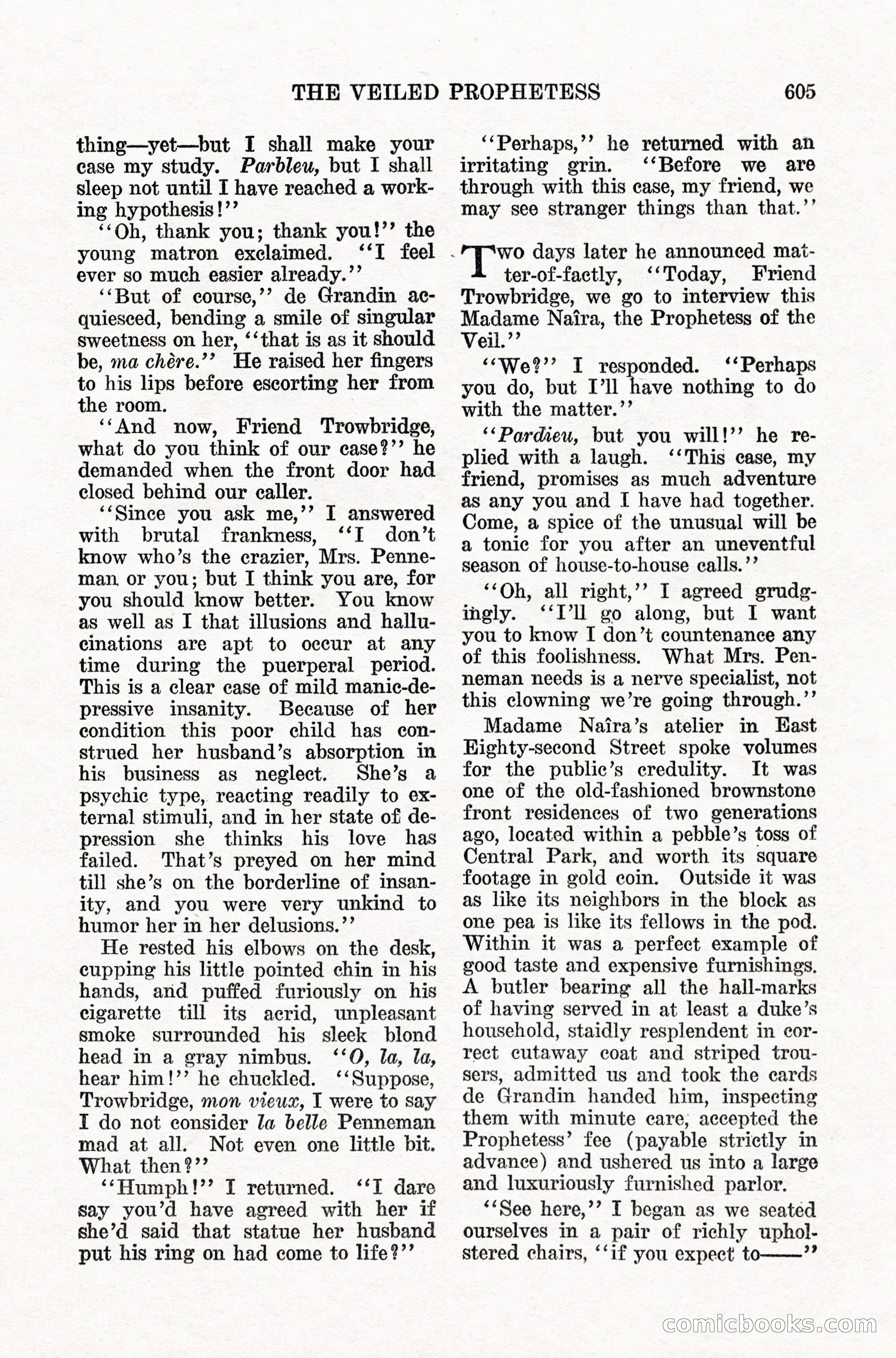 Weird Tales, Vol. IX, No. 5 — page 31 of 148