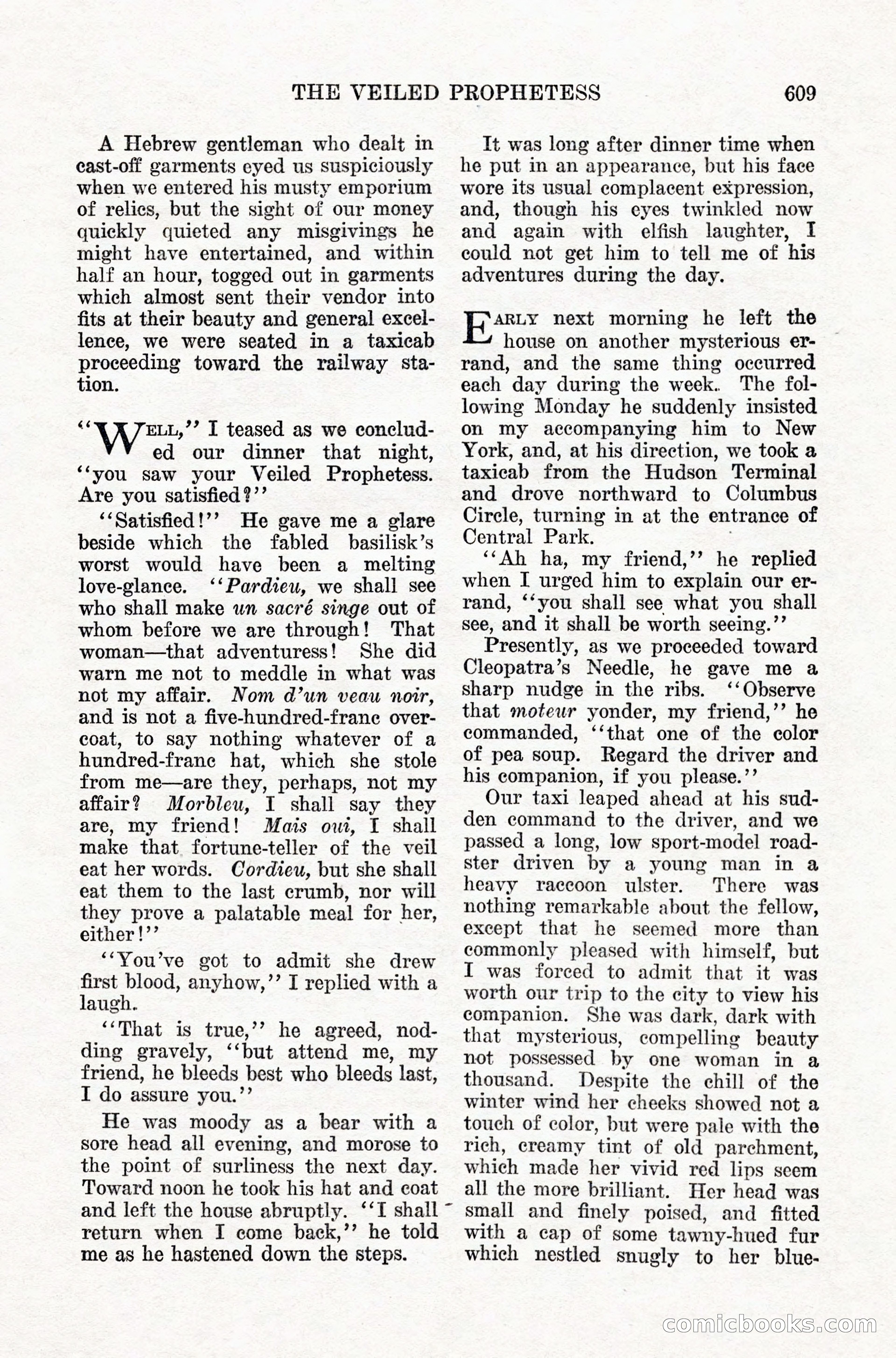 Weird Tales, Vol. IX, No. 5 — page 35 of 148