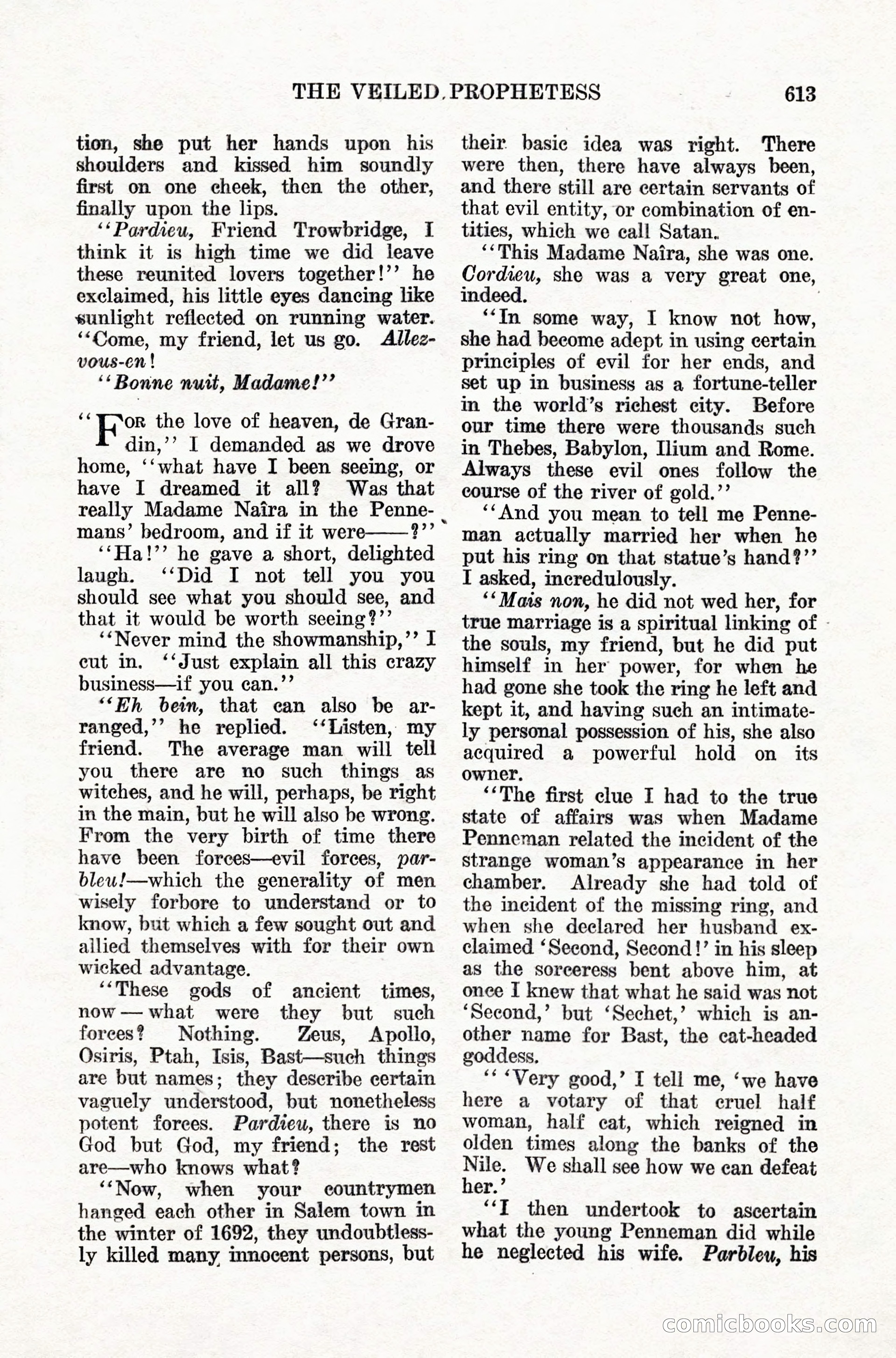 Weird Tales, Vol. IX, No. 5 — page 39 of 148