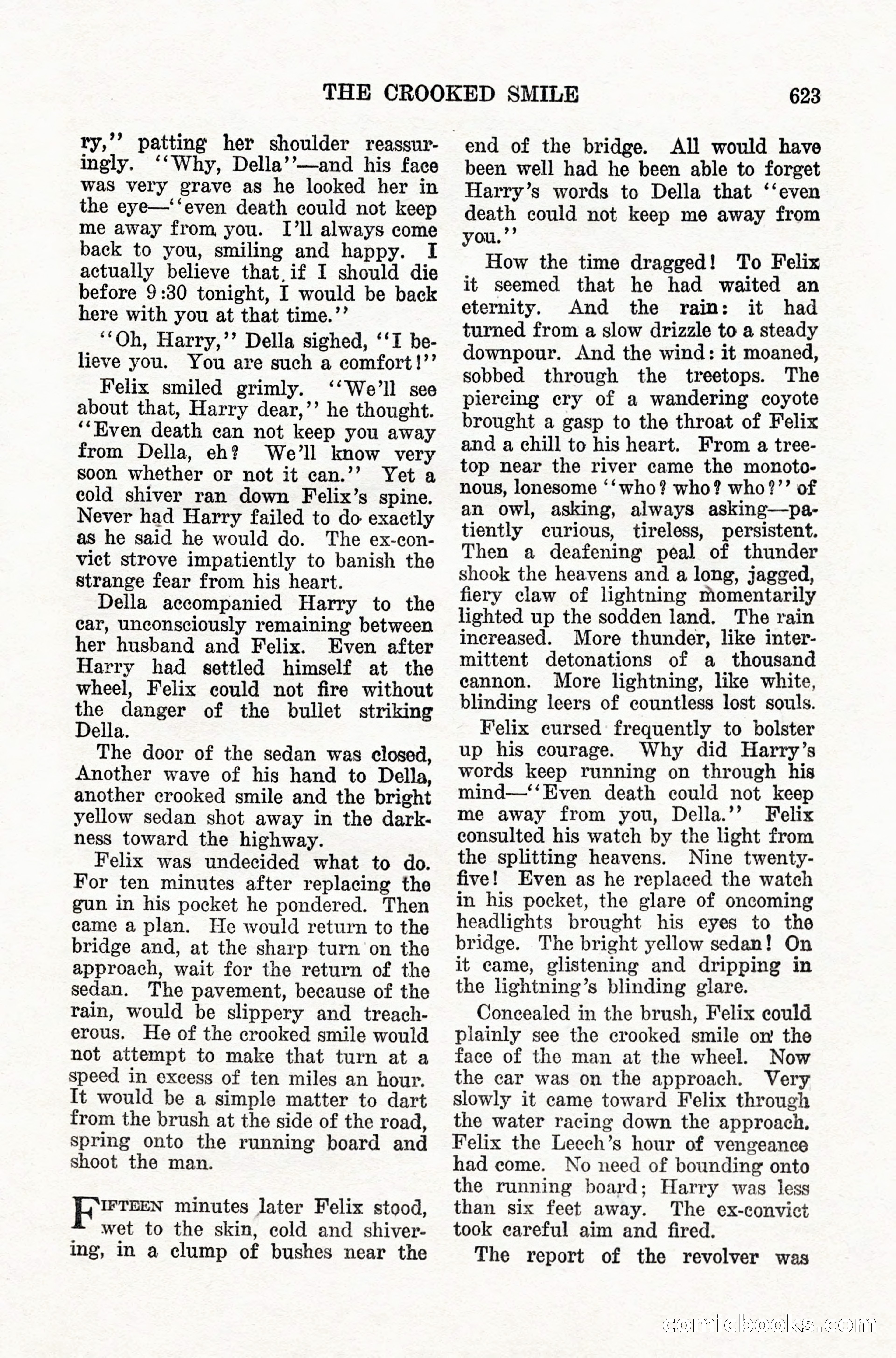 Weird Tales, Vol. IX, No. 5 — page 49 of 148