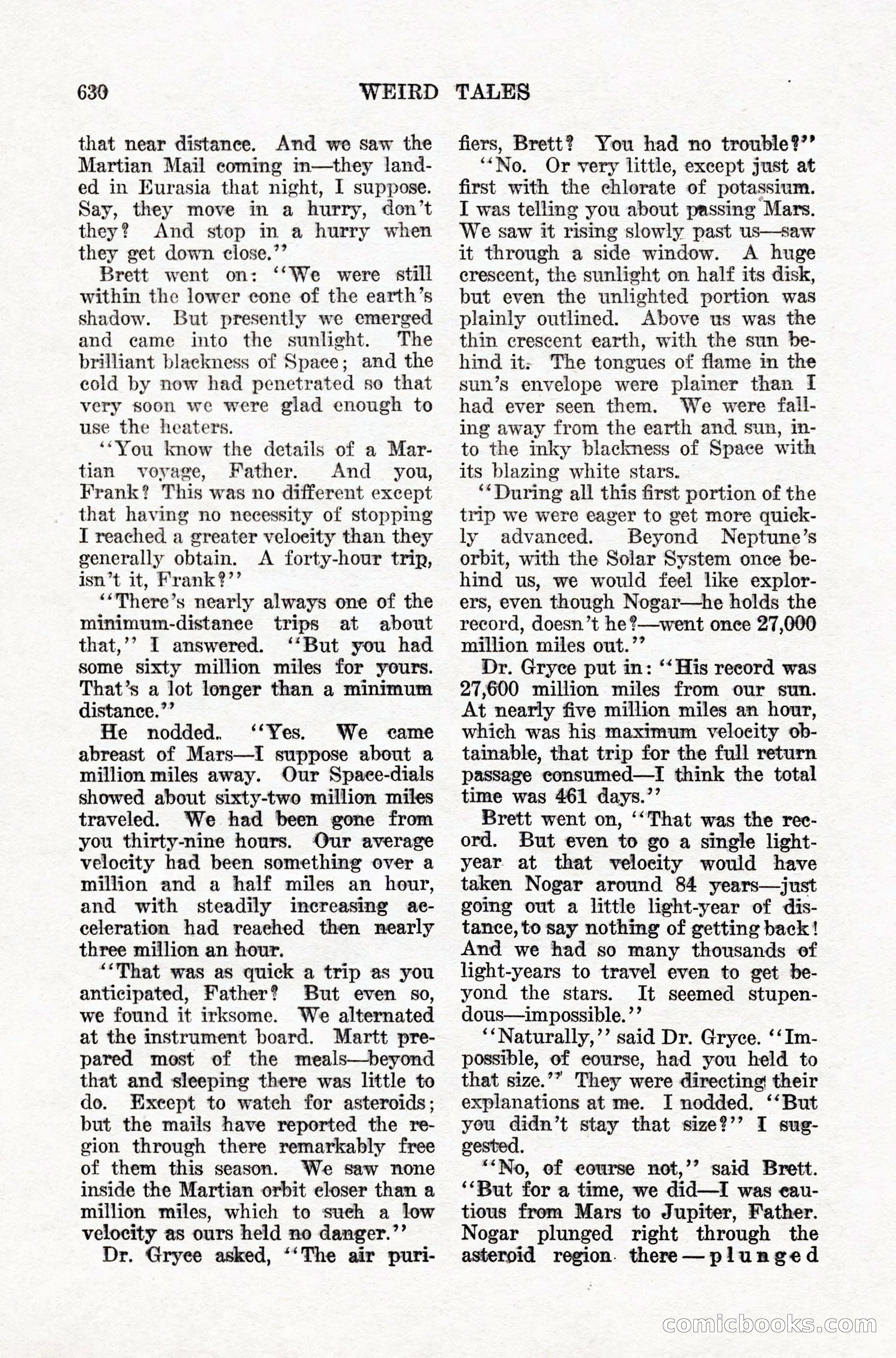 Weird Tales, Vol. IX, No. 5 — page 56 of 148