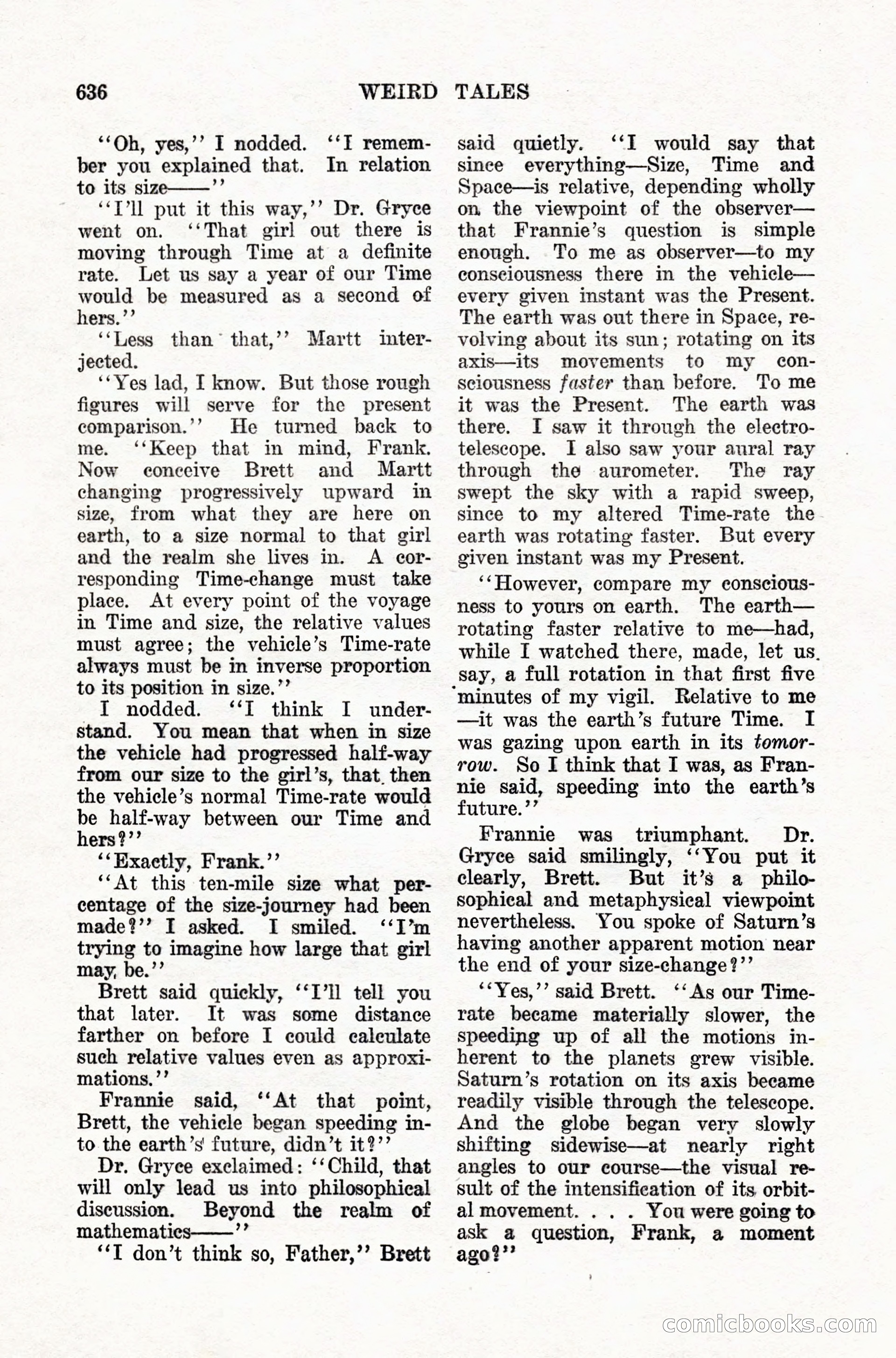 Weird Tales, Vol. IX, No. 5 — page 62 of 148