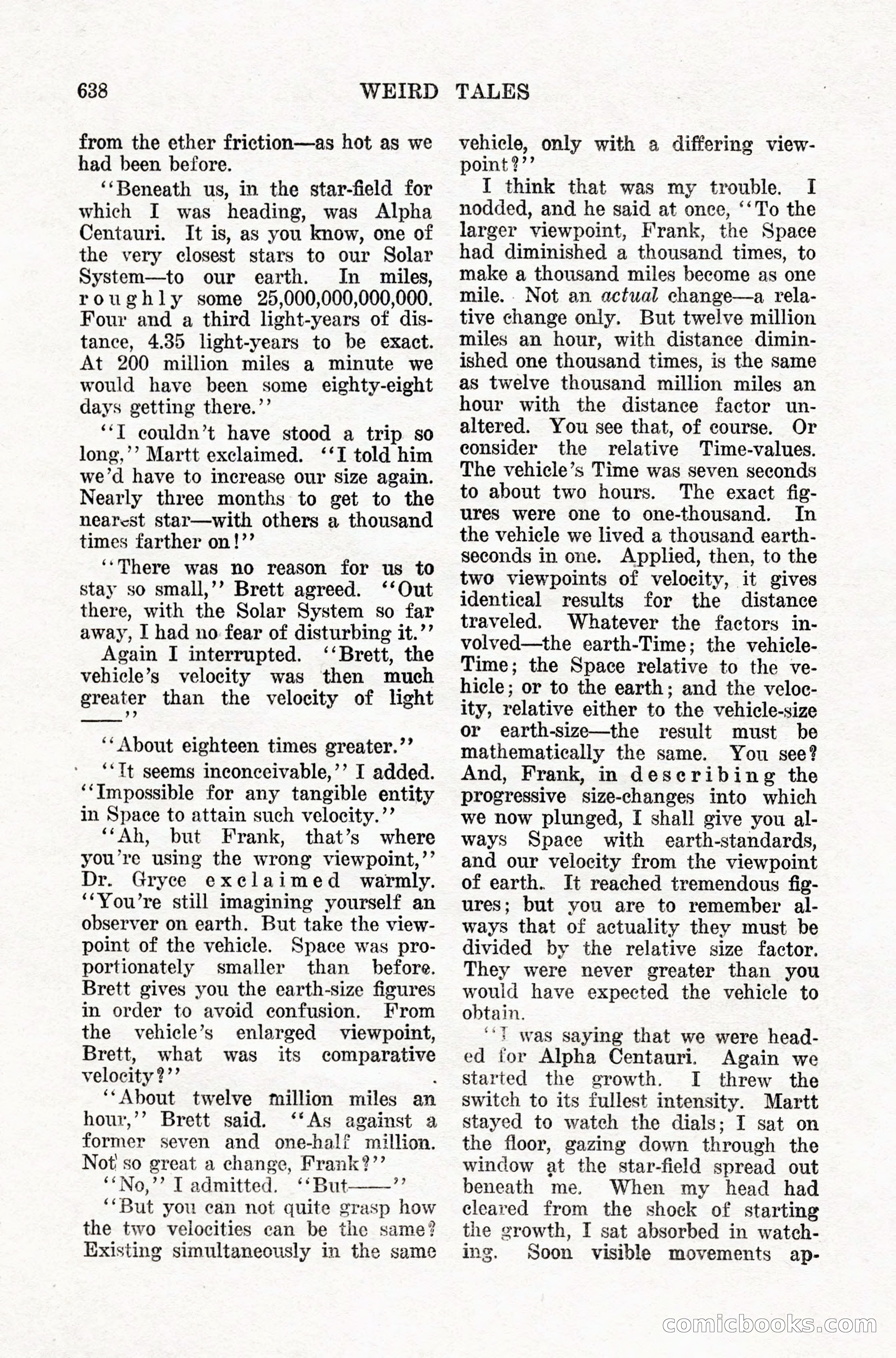Weird Tales, Vol. IX, No. 5 — page 64 of 148