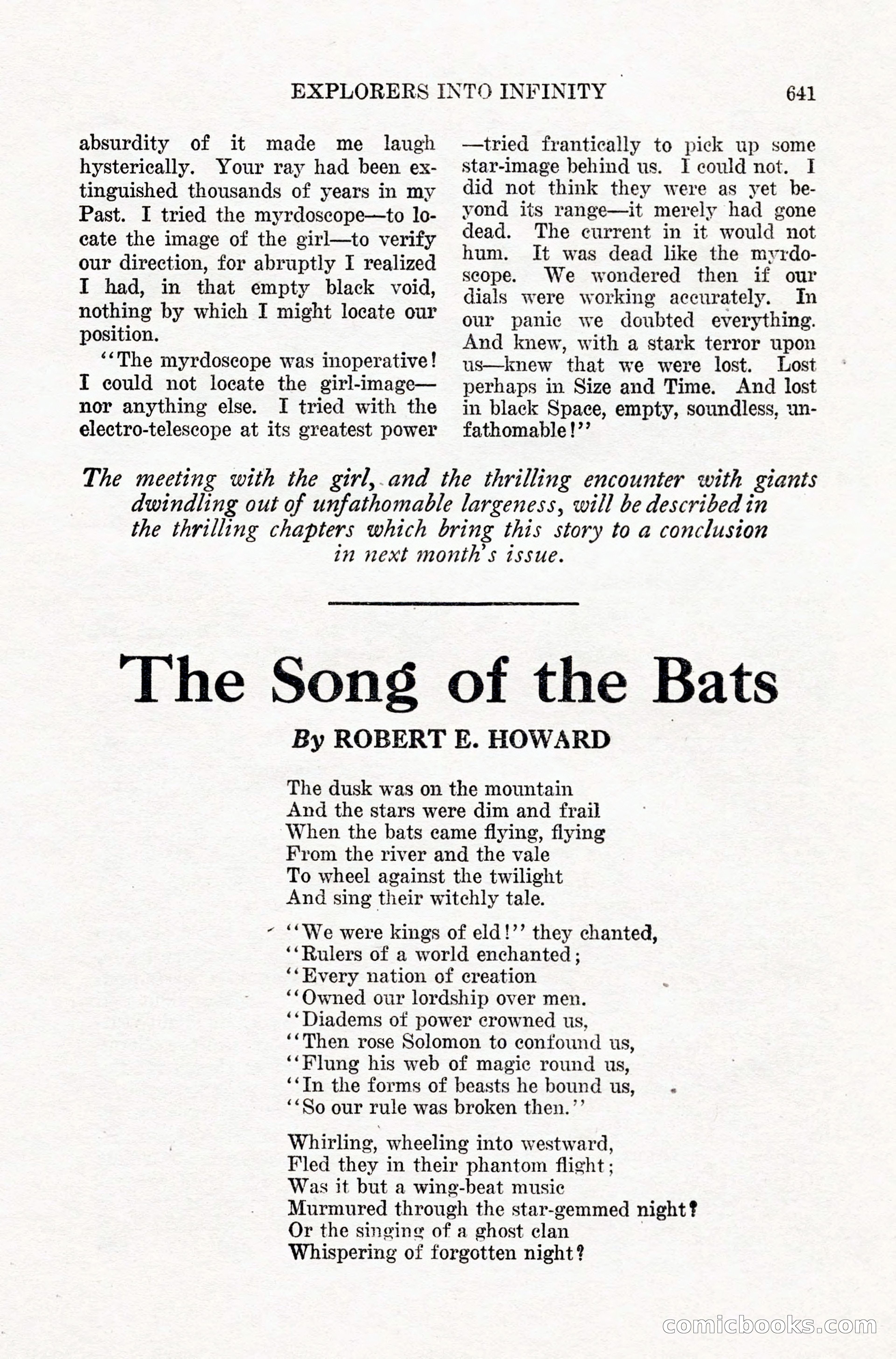Weird Tales, Vol. IX, No. 5 — page 67 of 148