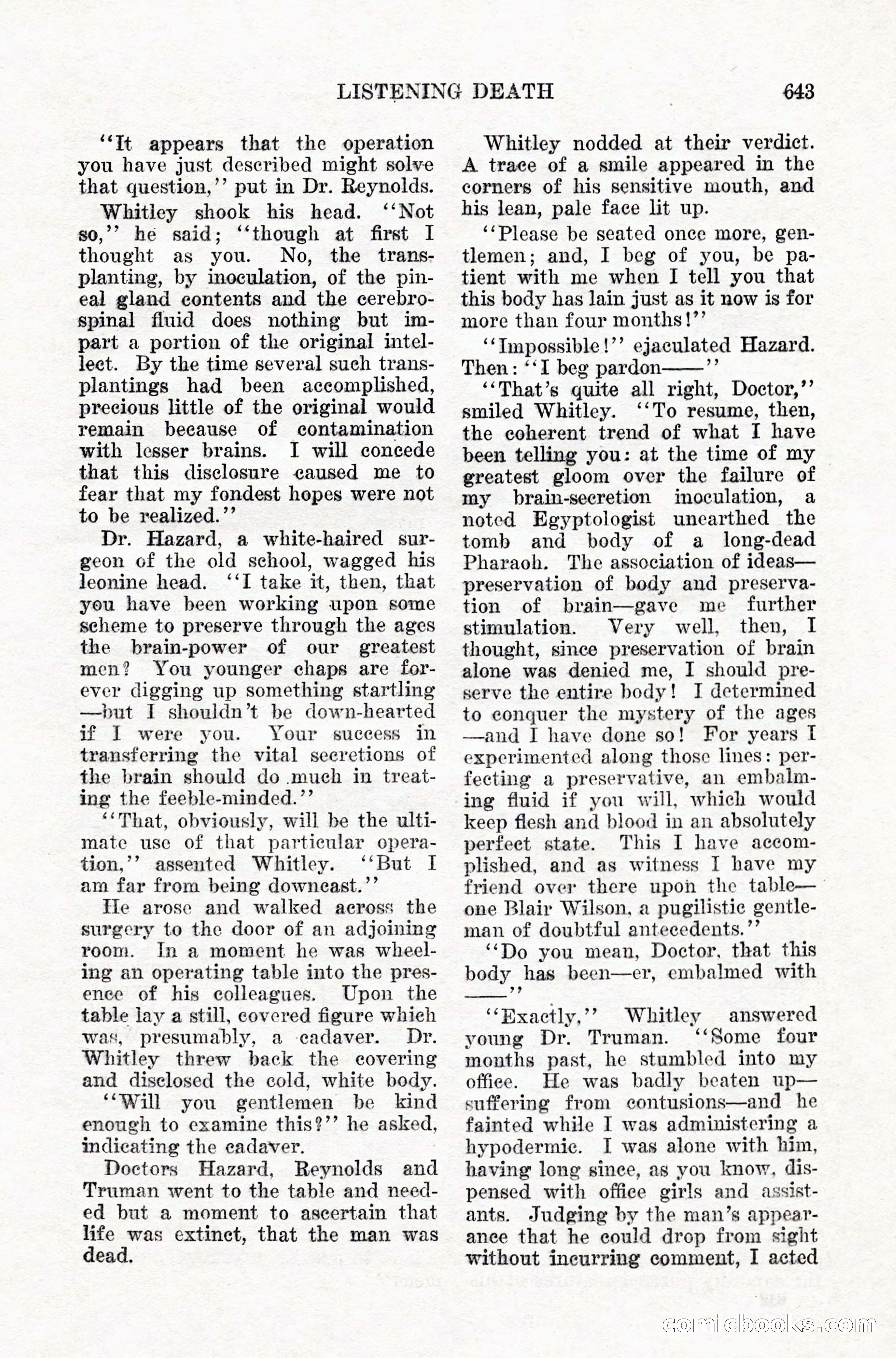 Weird Tales, Vol. IX, No. 5 — page 69 of 148
