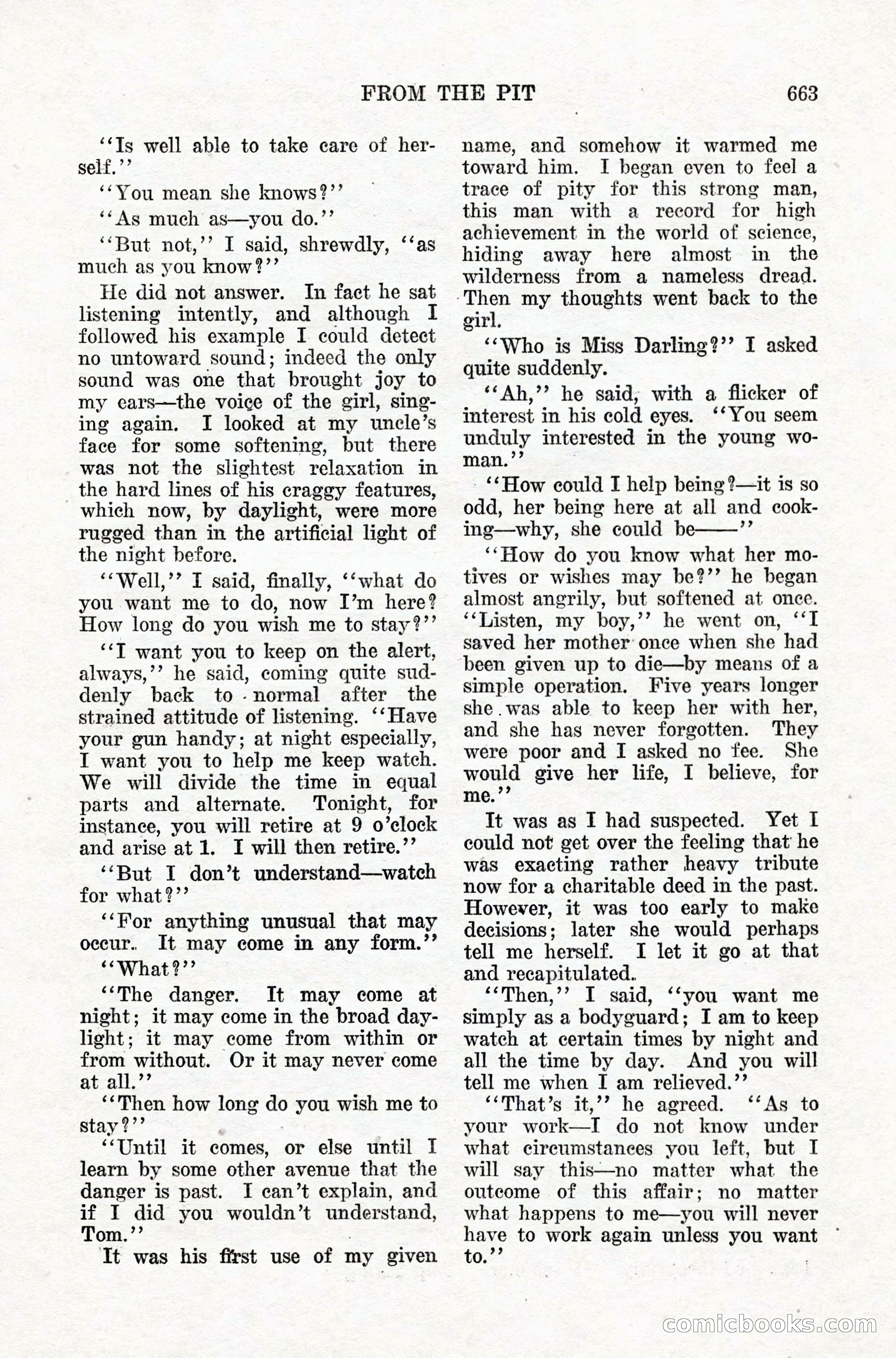 Weird Tales, Vol. IX, No. 5 — page 89 of 148
