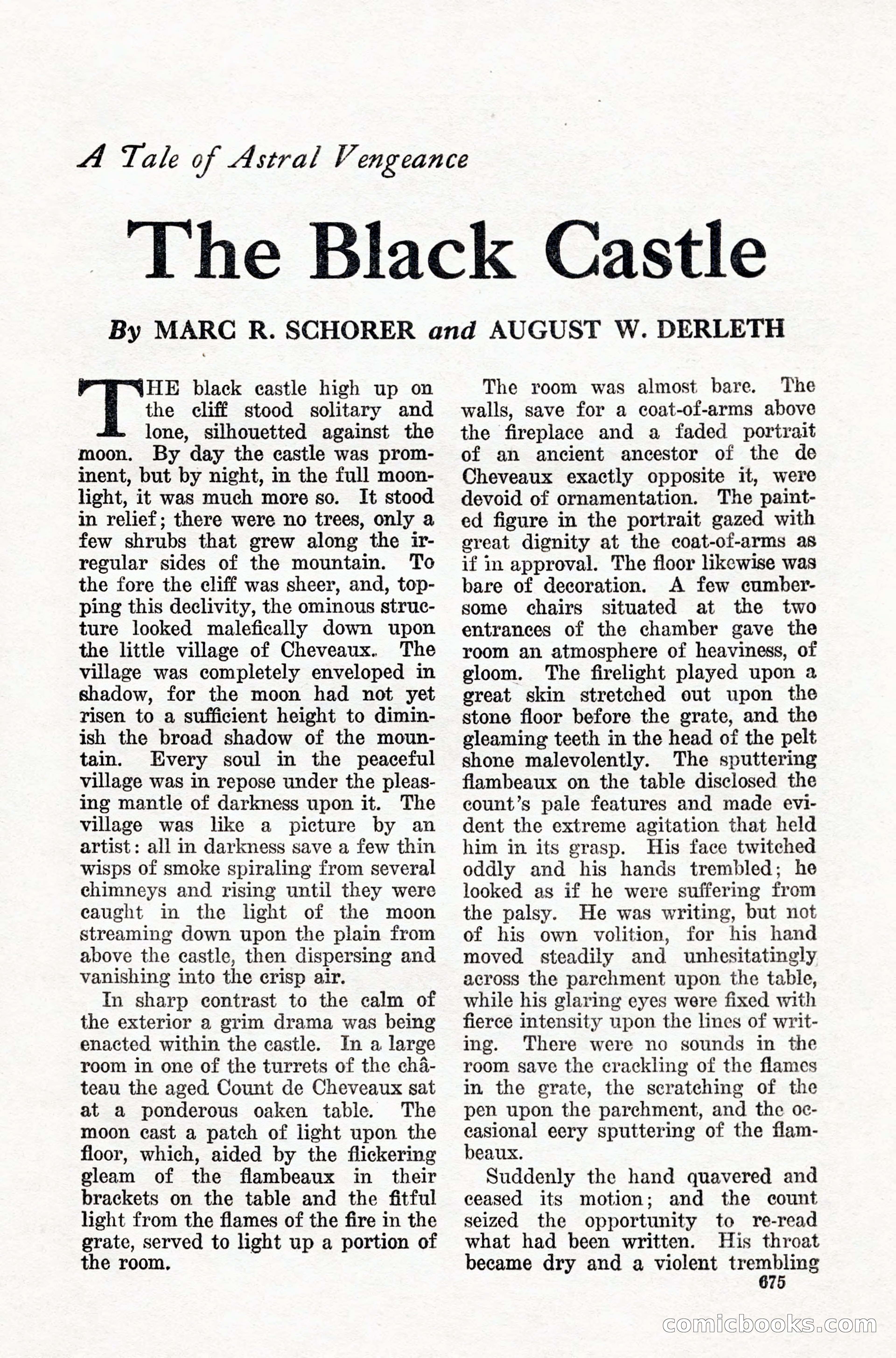 Weird Tales, Vol. IX, No. 5 — page 101 of 148