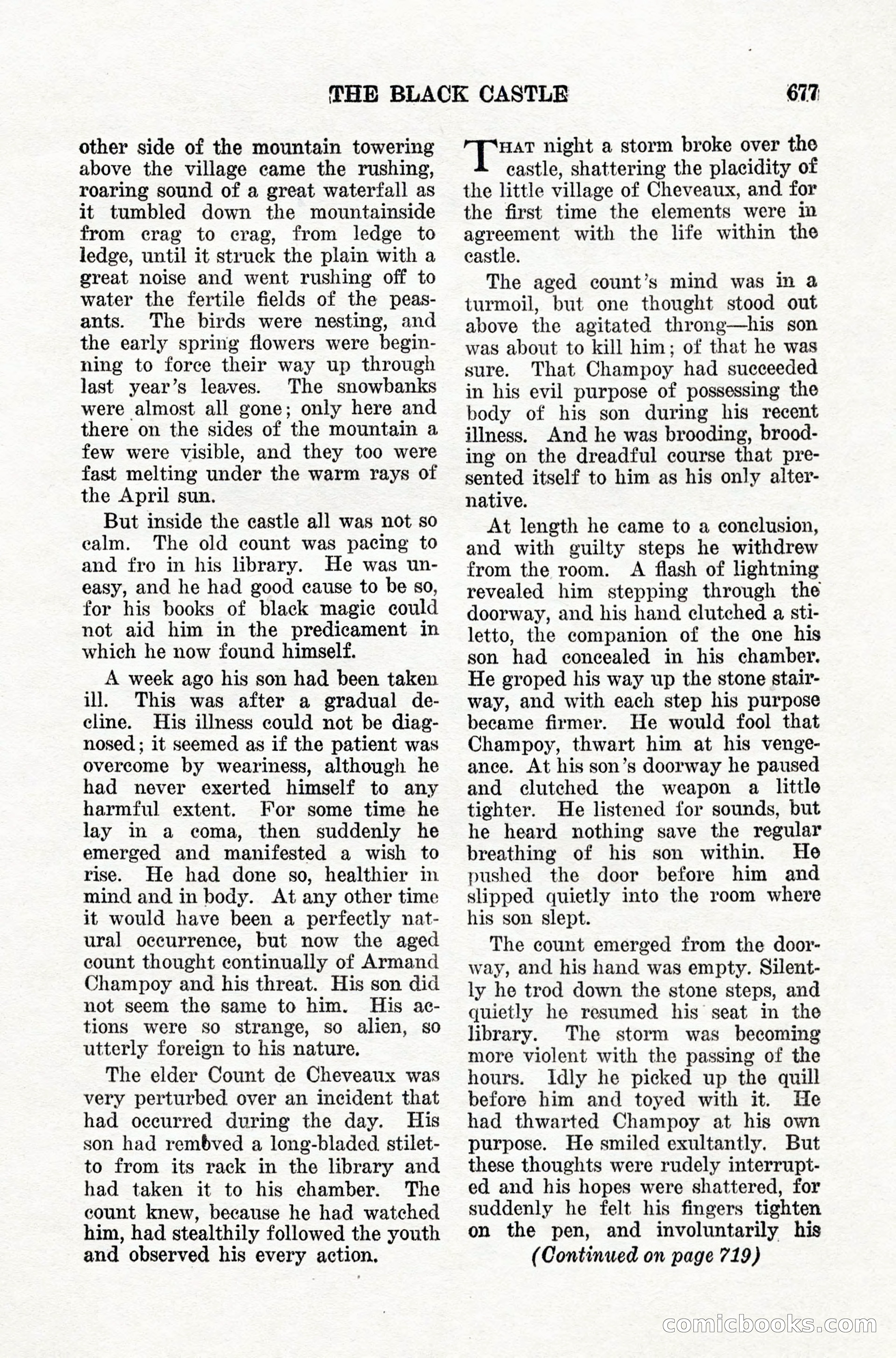 Weird Tales, Vol. IX, No. 5 — page 103 of 148