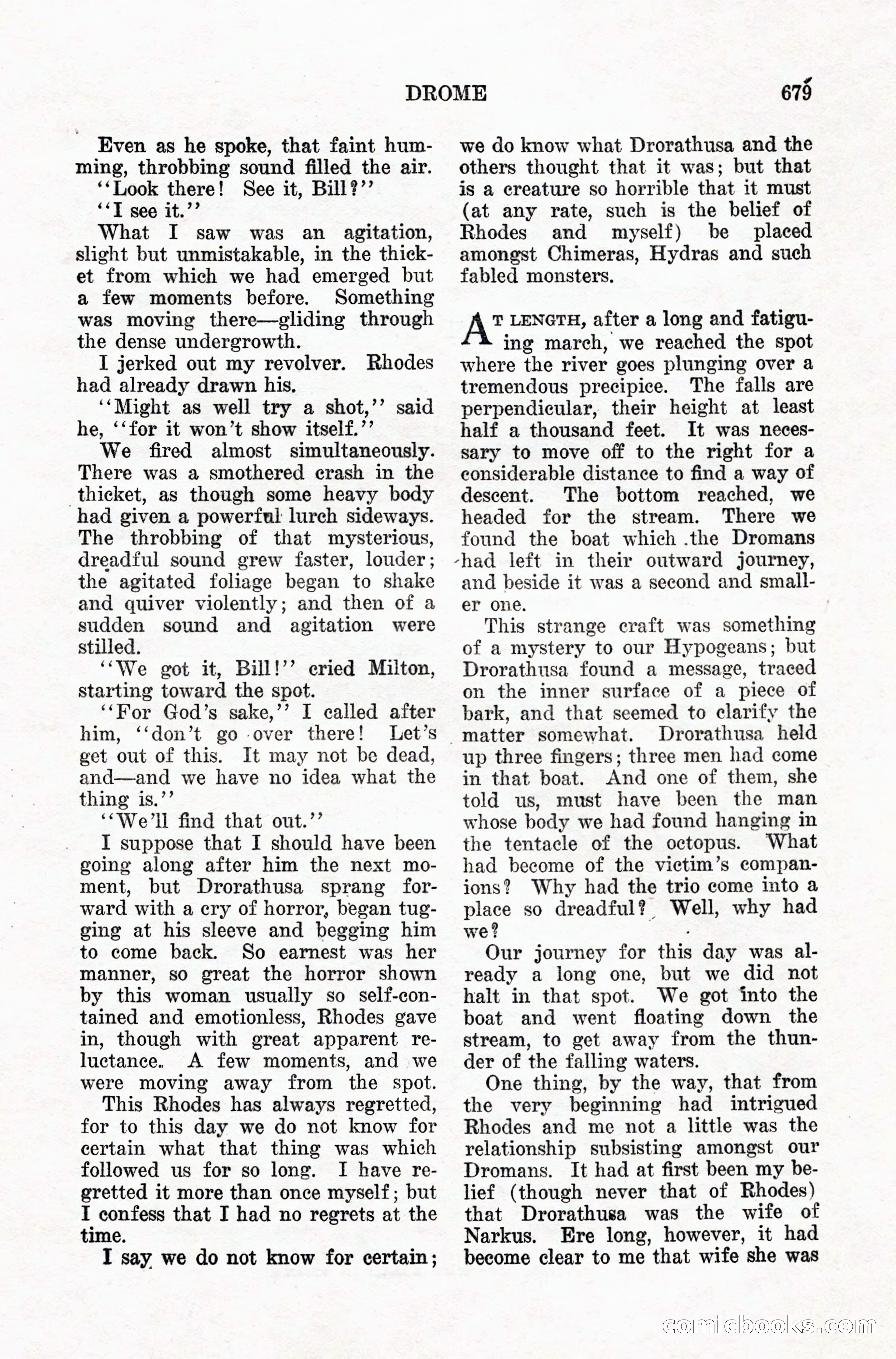 Weird Tales, Vol. IX, No. 5 — page 105 of 148