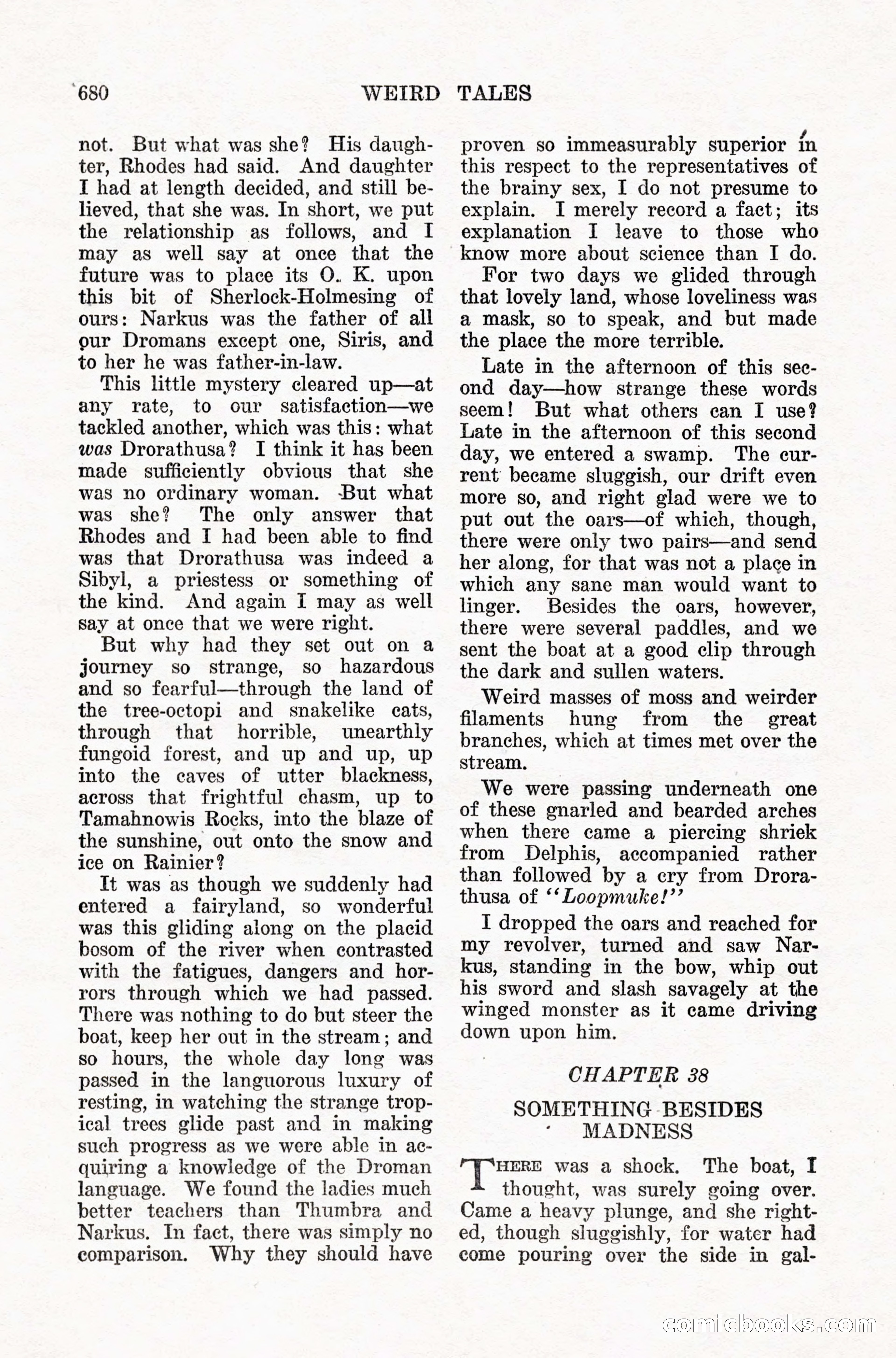 Weird Tales, Vol. IX, No. 5 — page 106 of 148