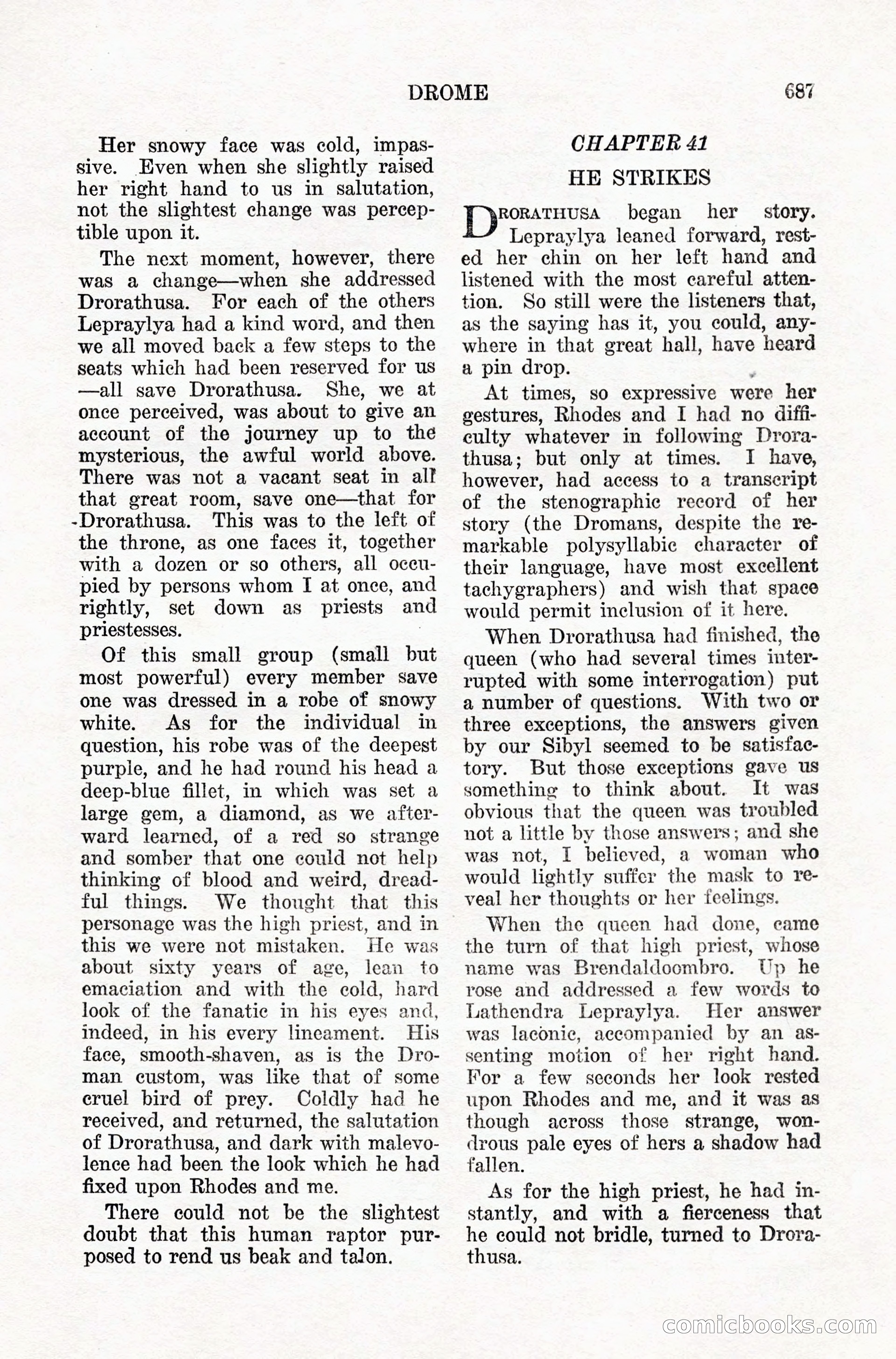 Weird Tales, Vol. IX, No. 5 — page 113 of 148