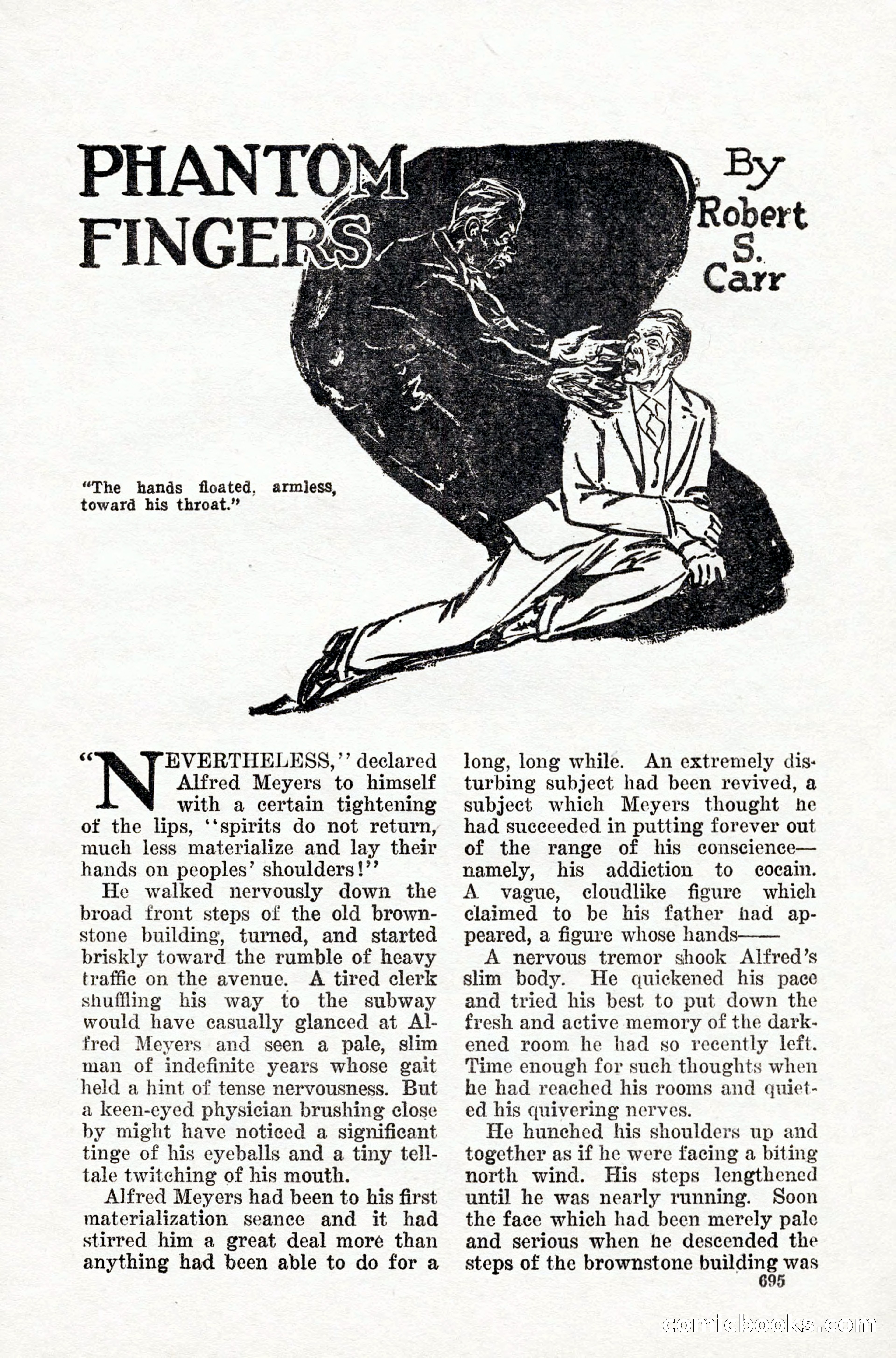Weird Tales, Vol. IX, No. 5 — page 121 of 148