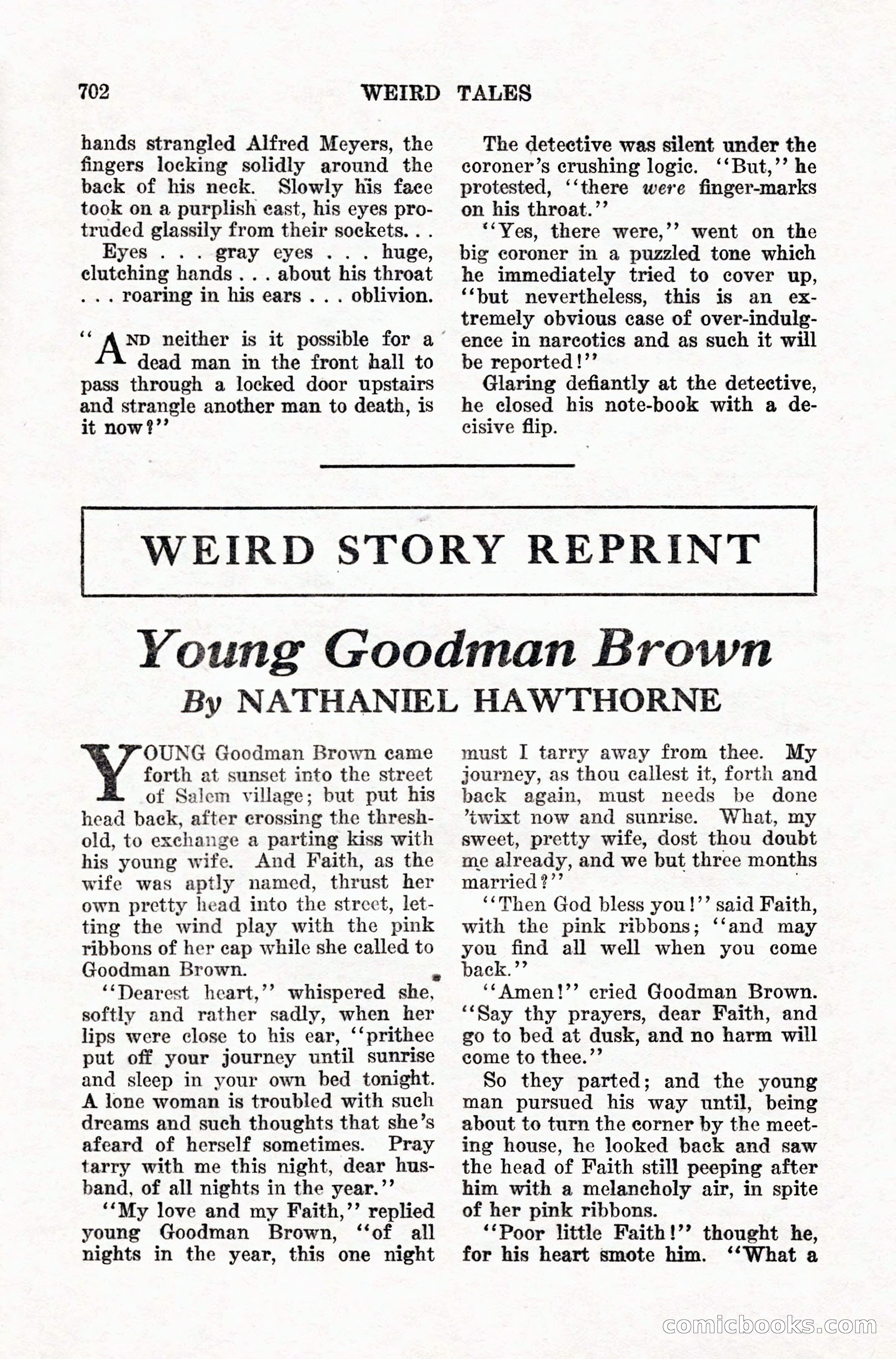 Weird Tales, Vol. IX, No. 5 — page 128 of 148