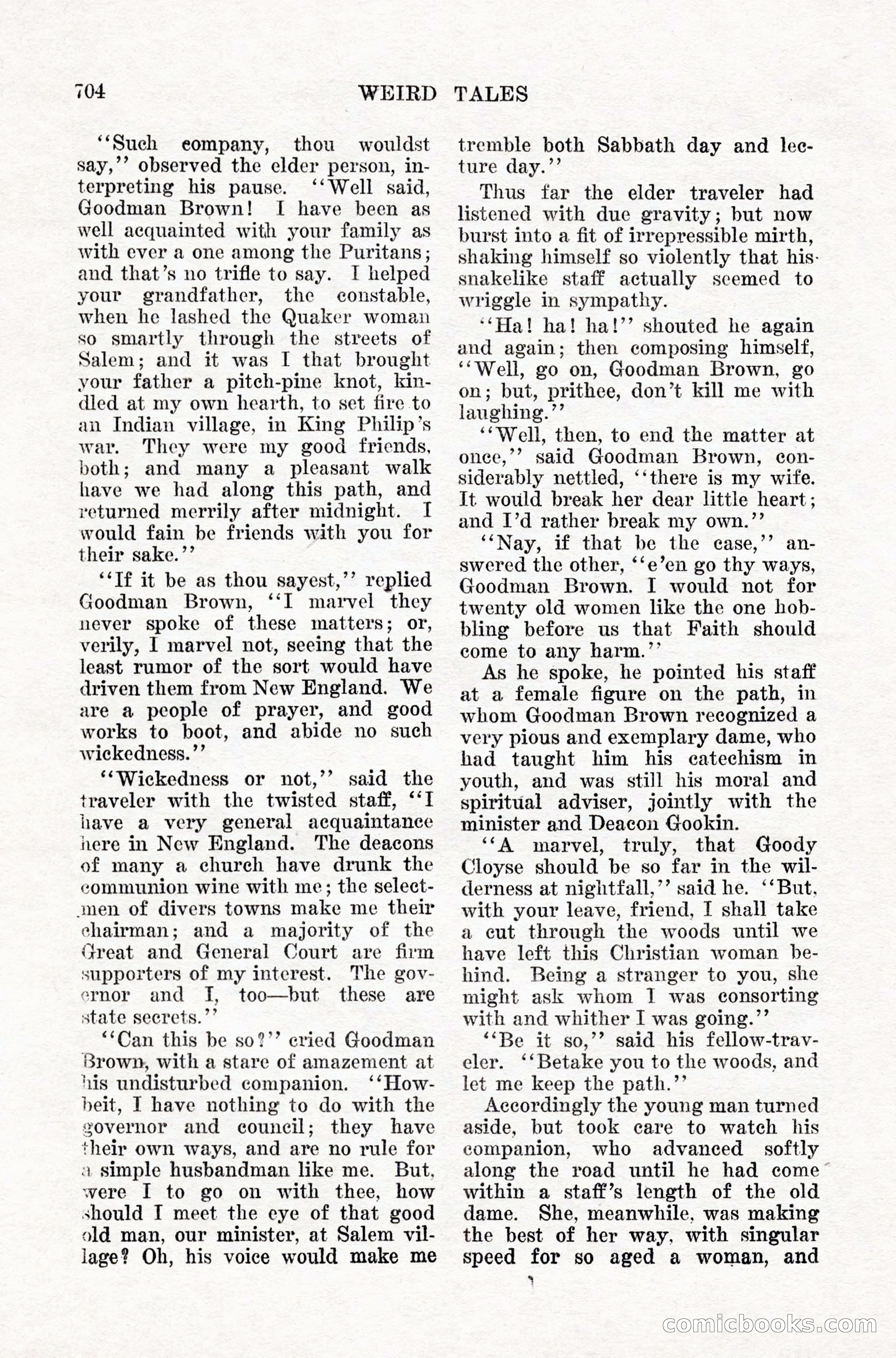 Weird Tales, Vol. IX, No. 5 — page 130 of 148