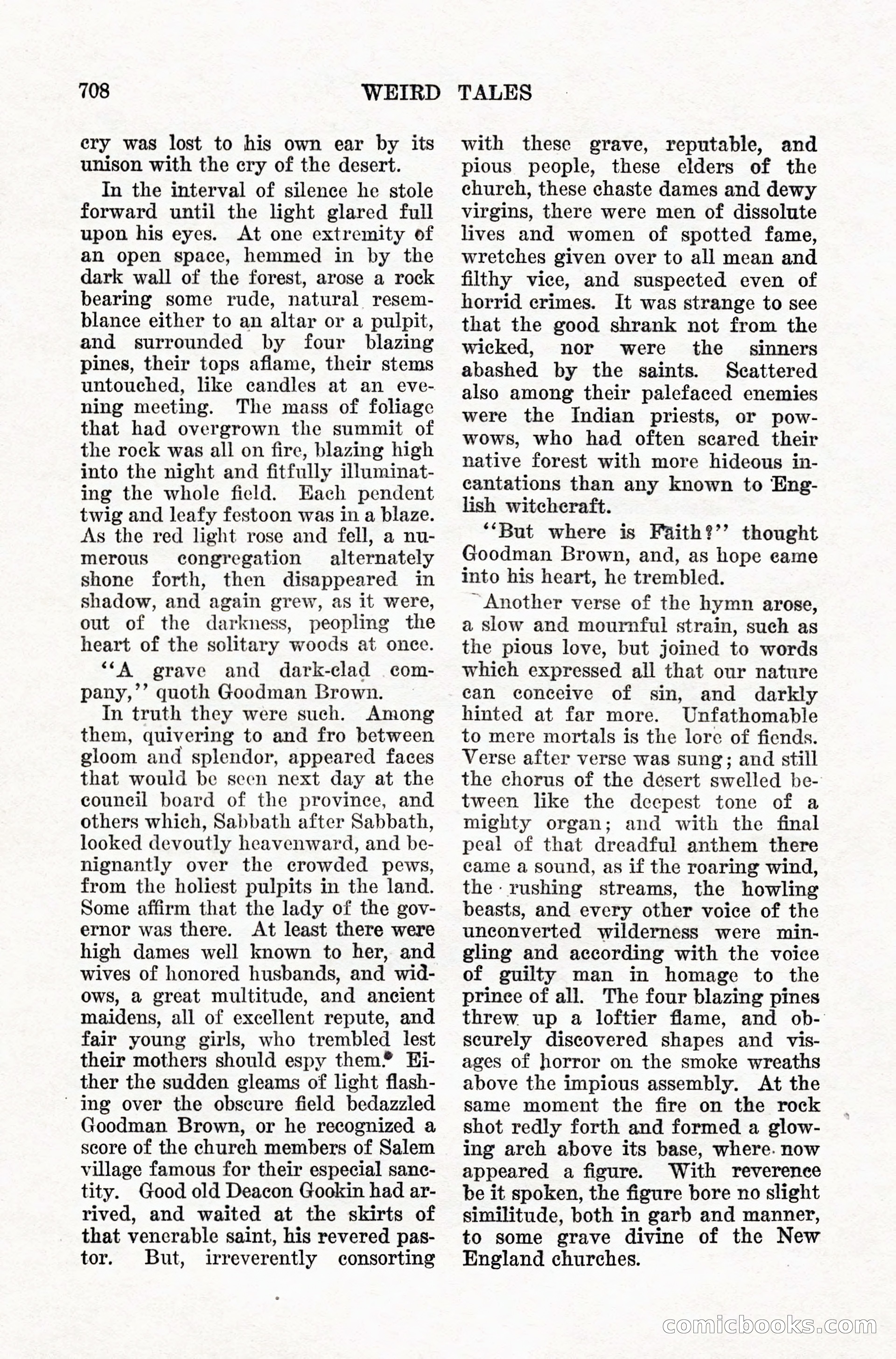Weird Tales, Vol. IX, No. 5 — page 134 of 148