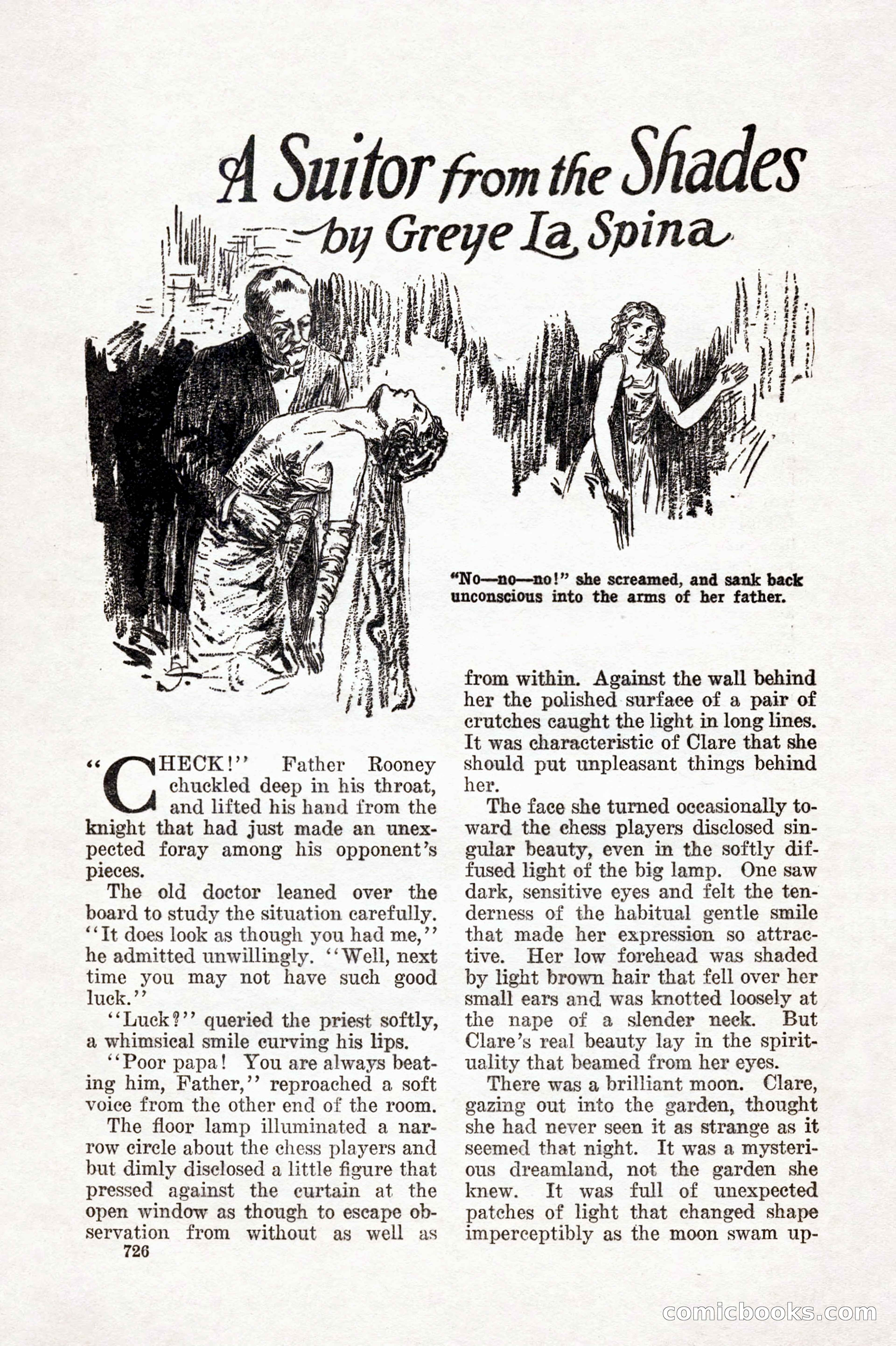 Weird Tales, Vol. IX, No. 6 — page 8 of 148