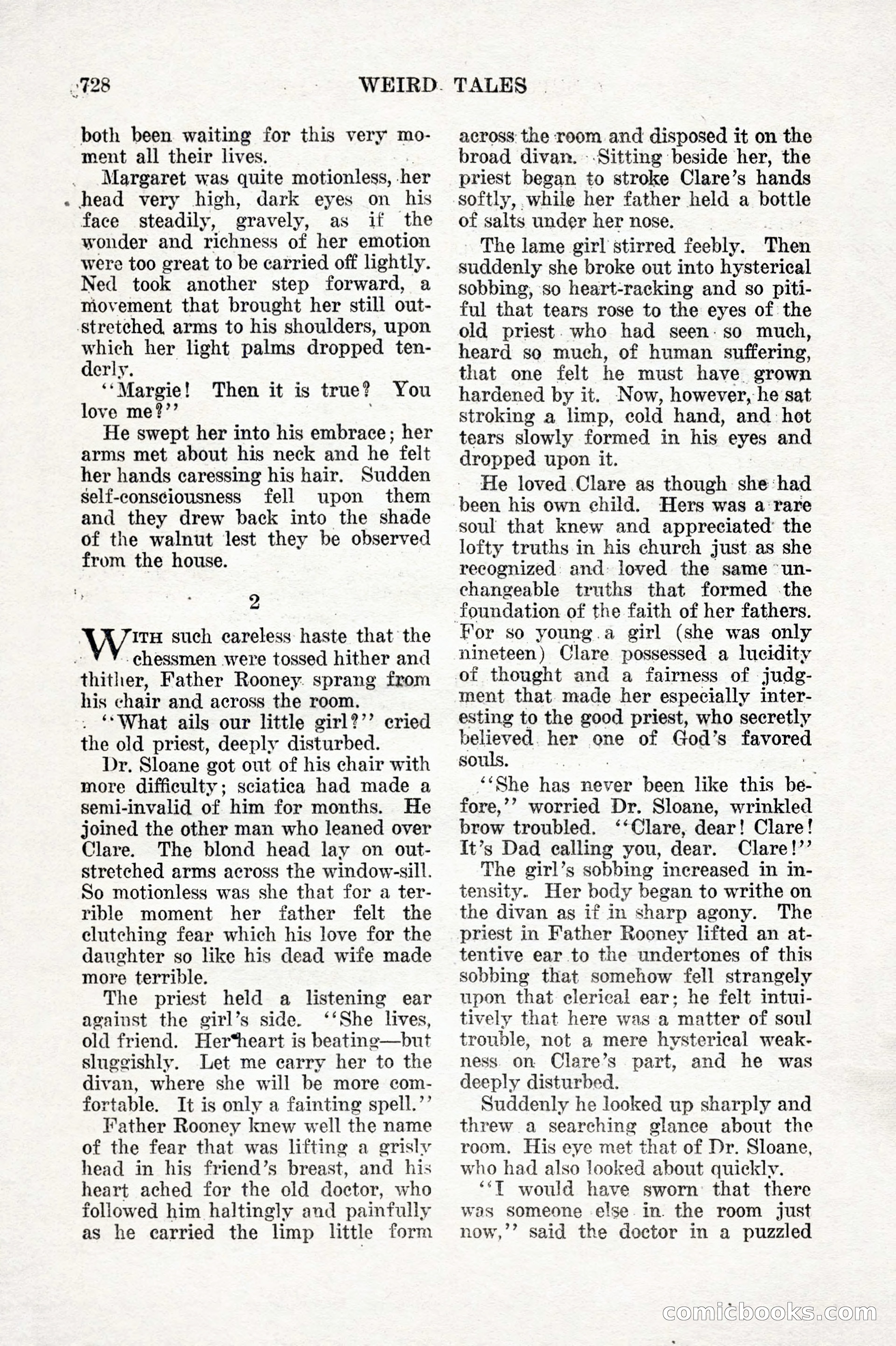 Weird Tales, Vol. IX, No. 6 — page 10 of 148