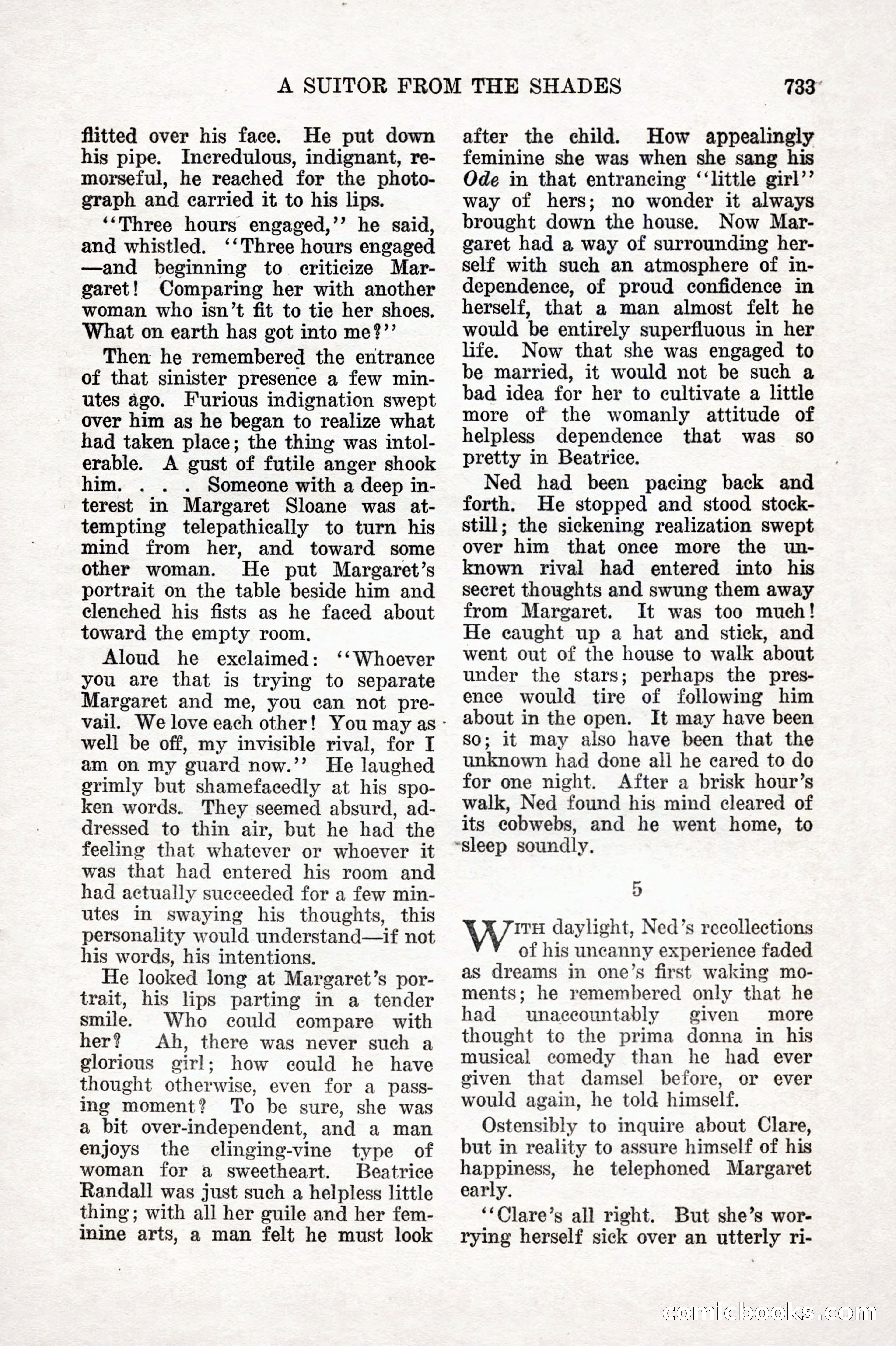 Weird Tales, Vol. IX, No. 6 — page 15 of 148