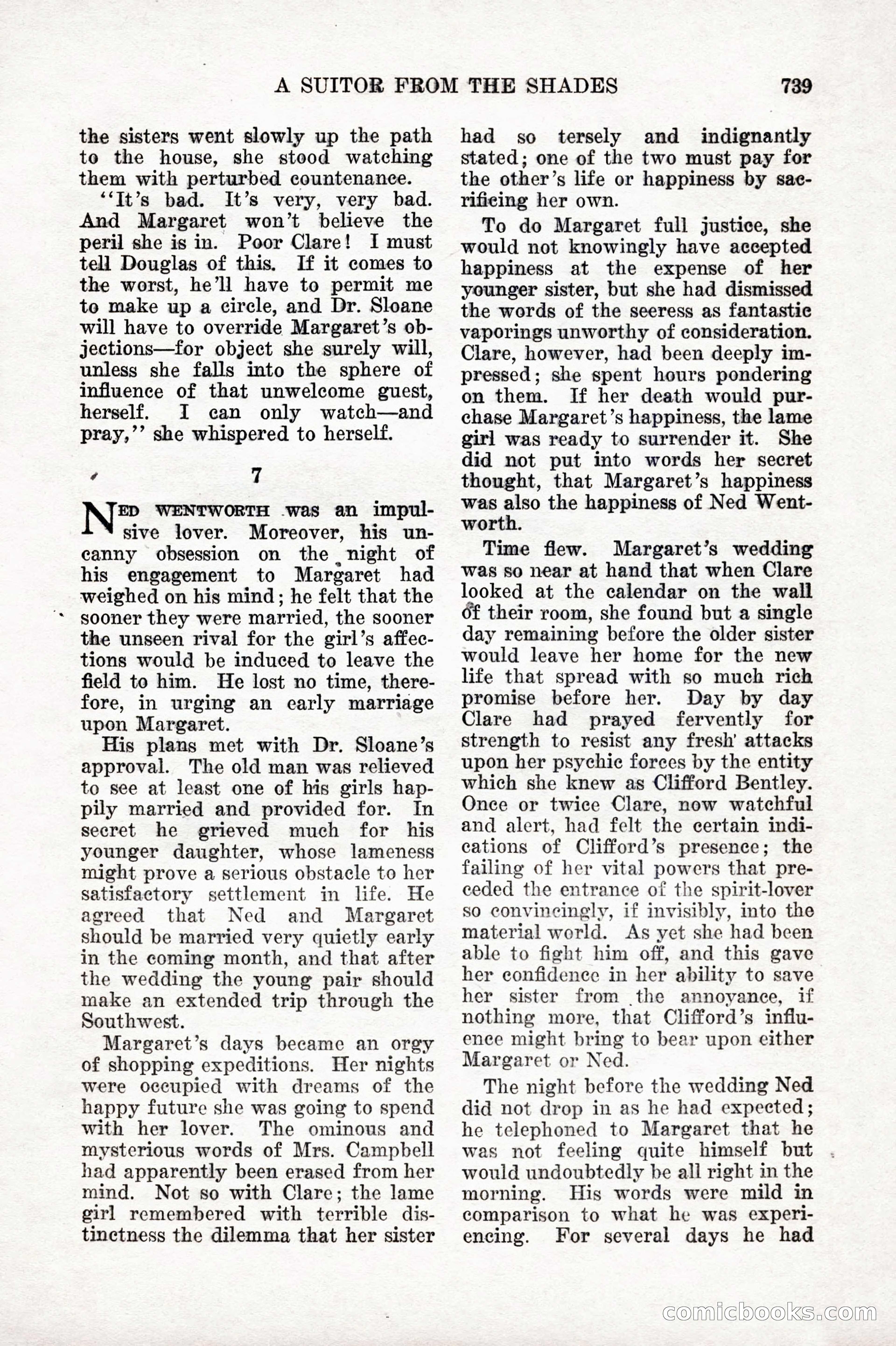 Weird Tales, Vol. IX, No. 6 — page 21 of 148