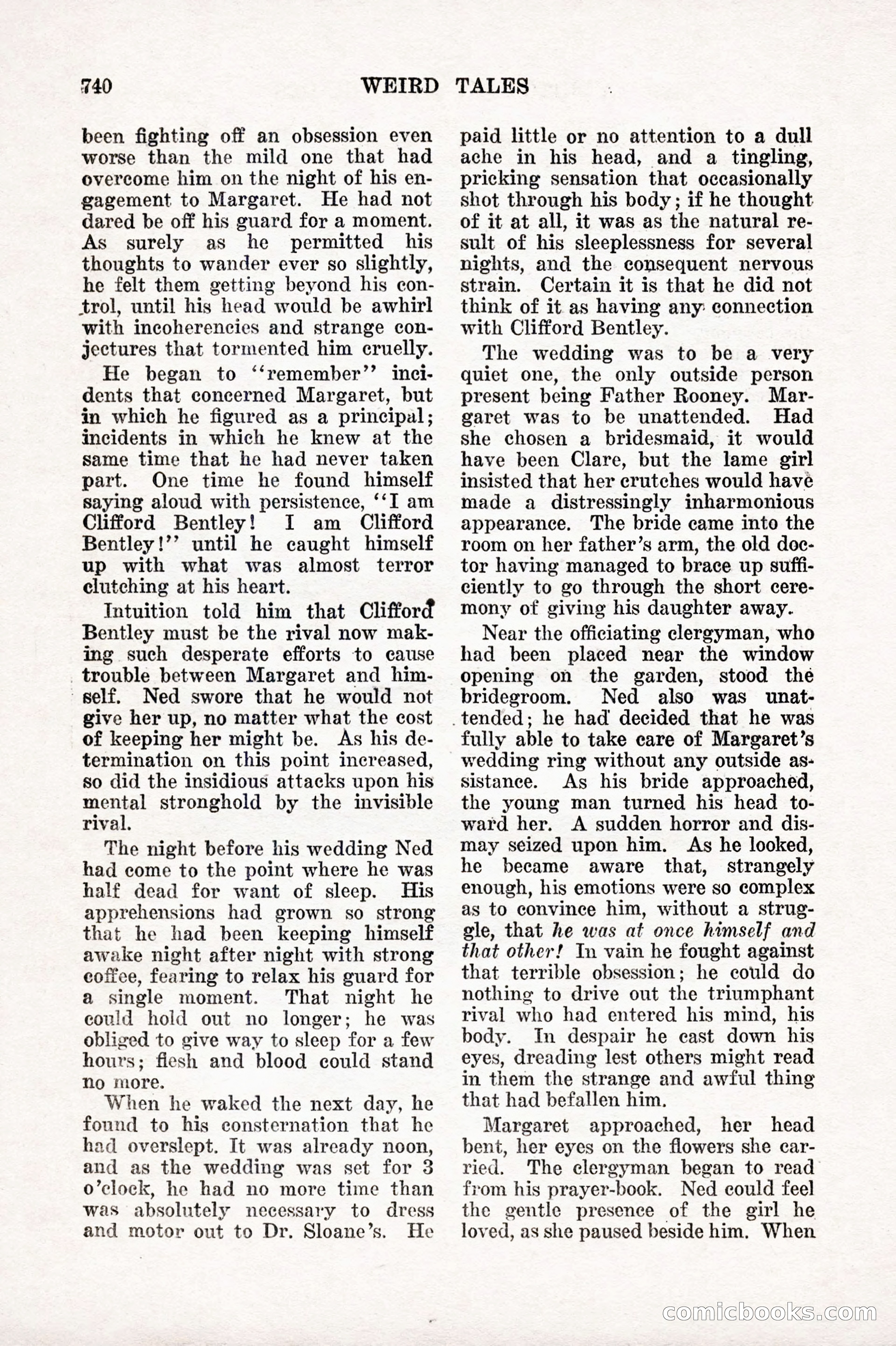 Weird Tales, Vol. IX, No. 6 — page 22 of 148