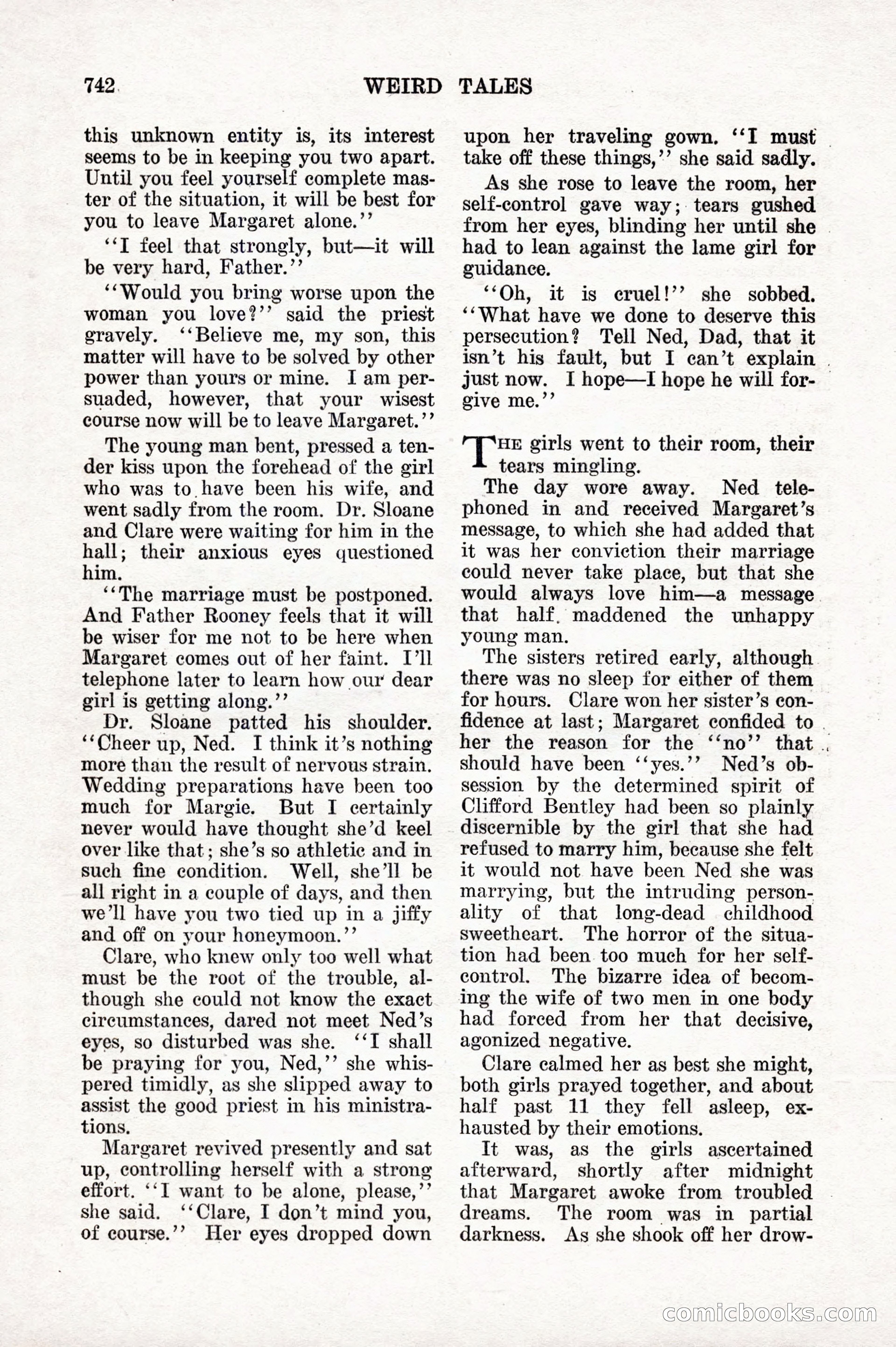 Weird Tales, Vol. IX, No. 6 — page 24 of 148