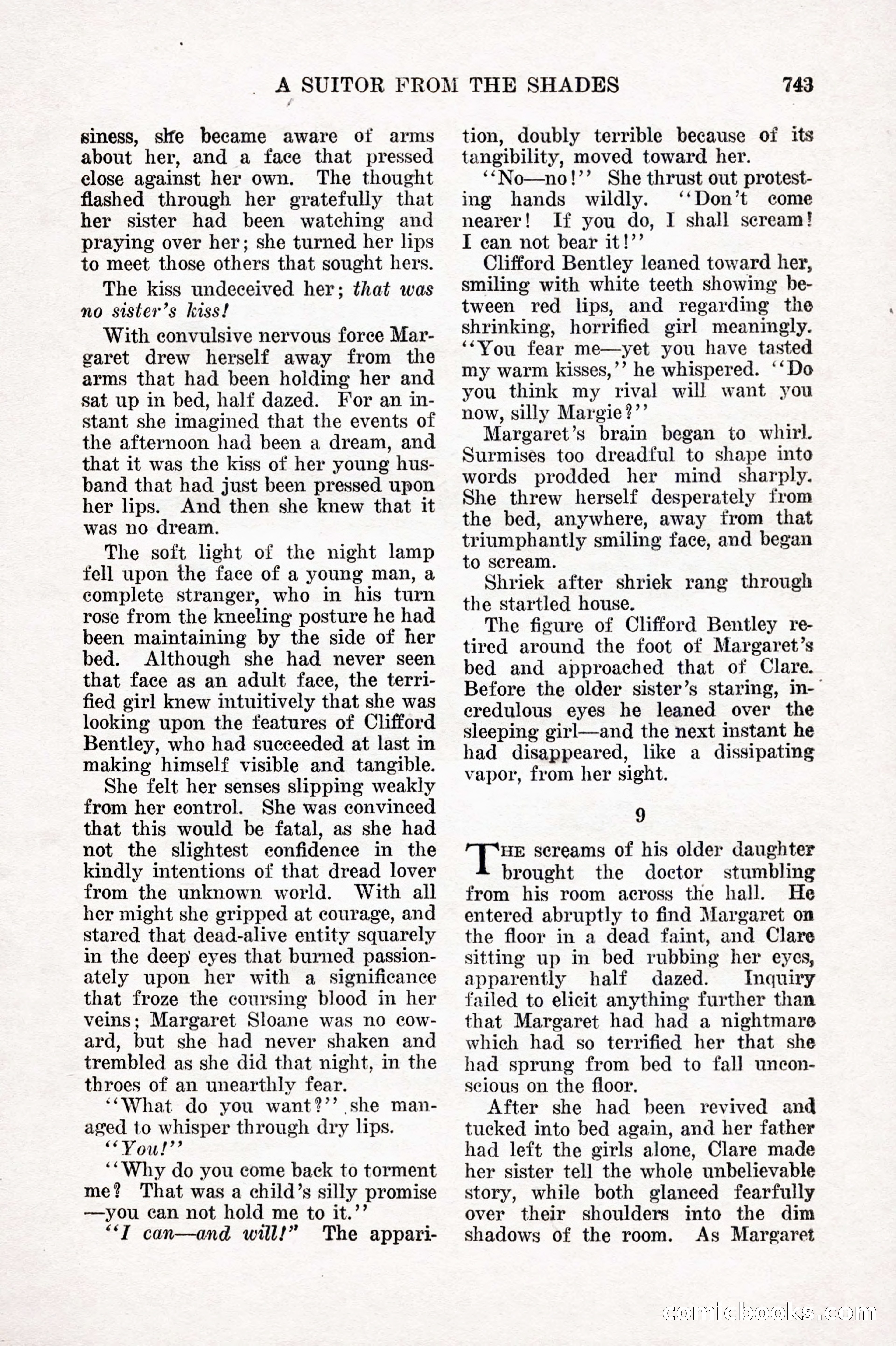 Weird Tales, Vol. IX, No. 6 — page 25 of 148