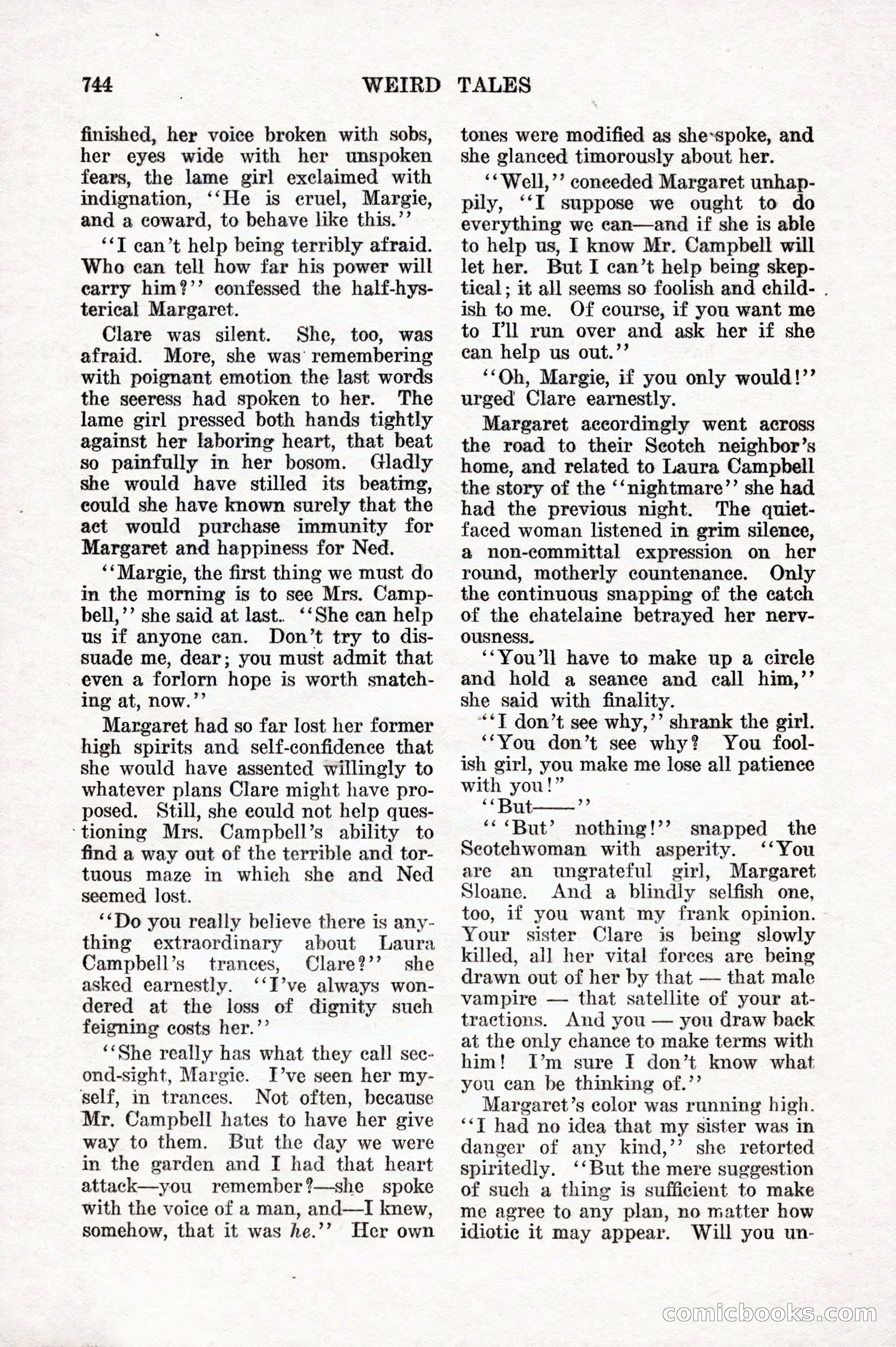 Weird Tales, Vol. IX, No. 6 — page 26 of 148