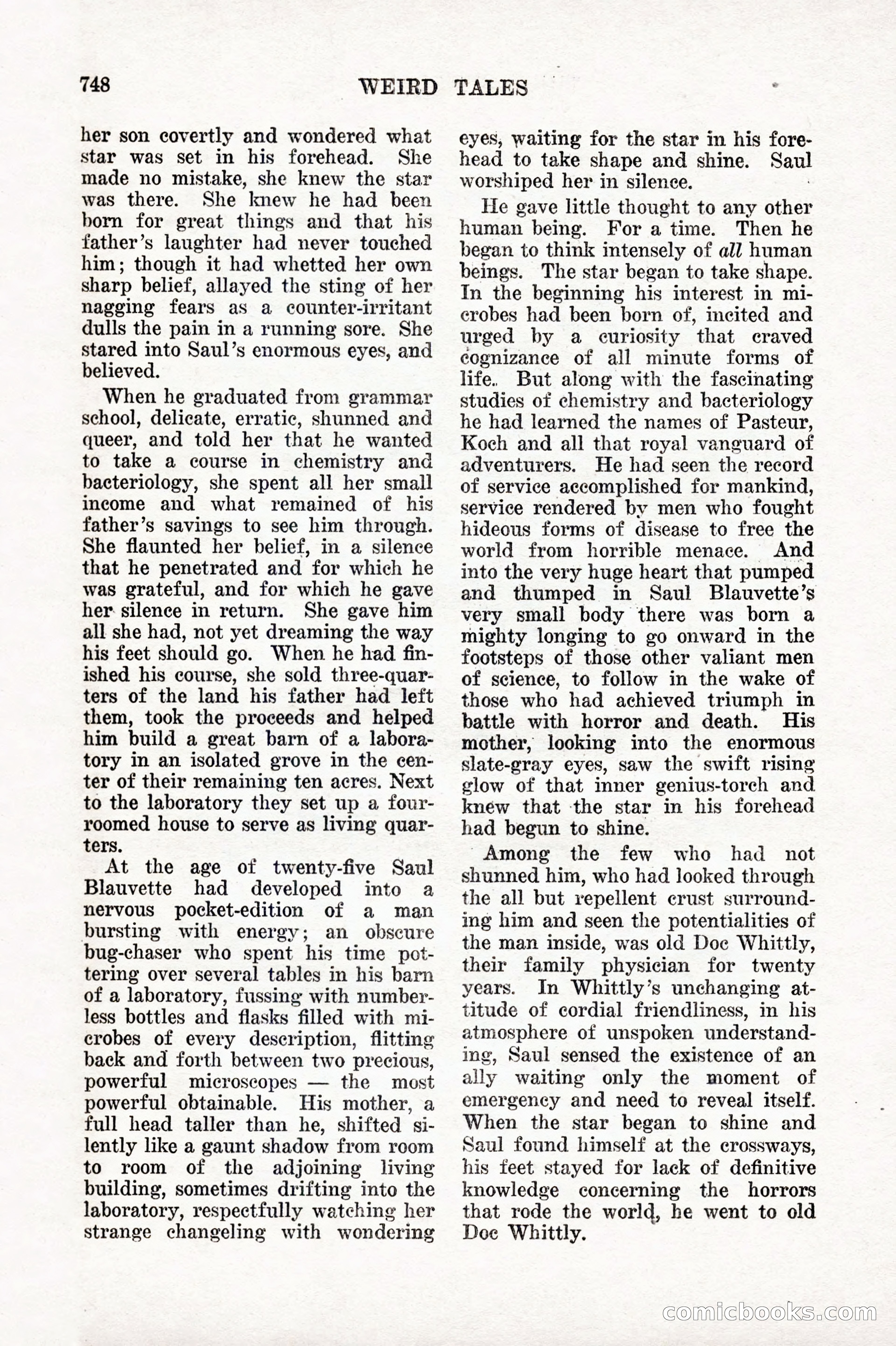 Weird Tales, Vol. IX, No. 6 — page 30 of 148