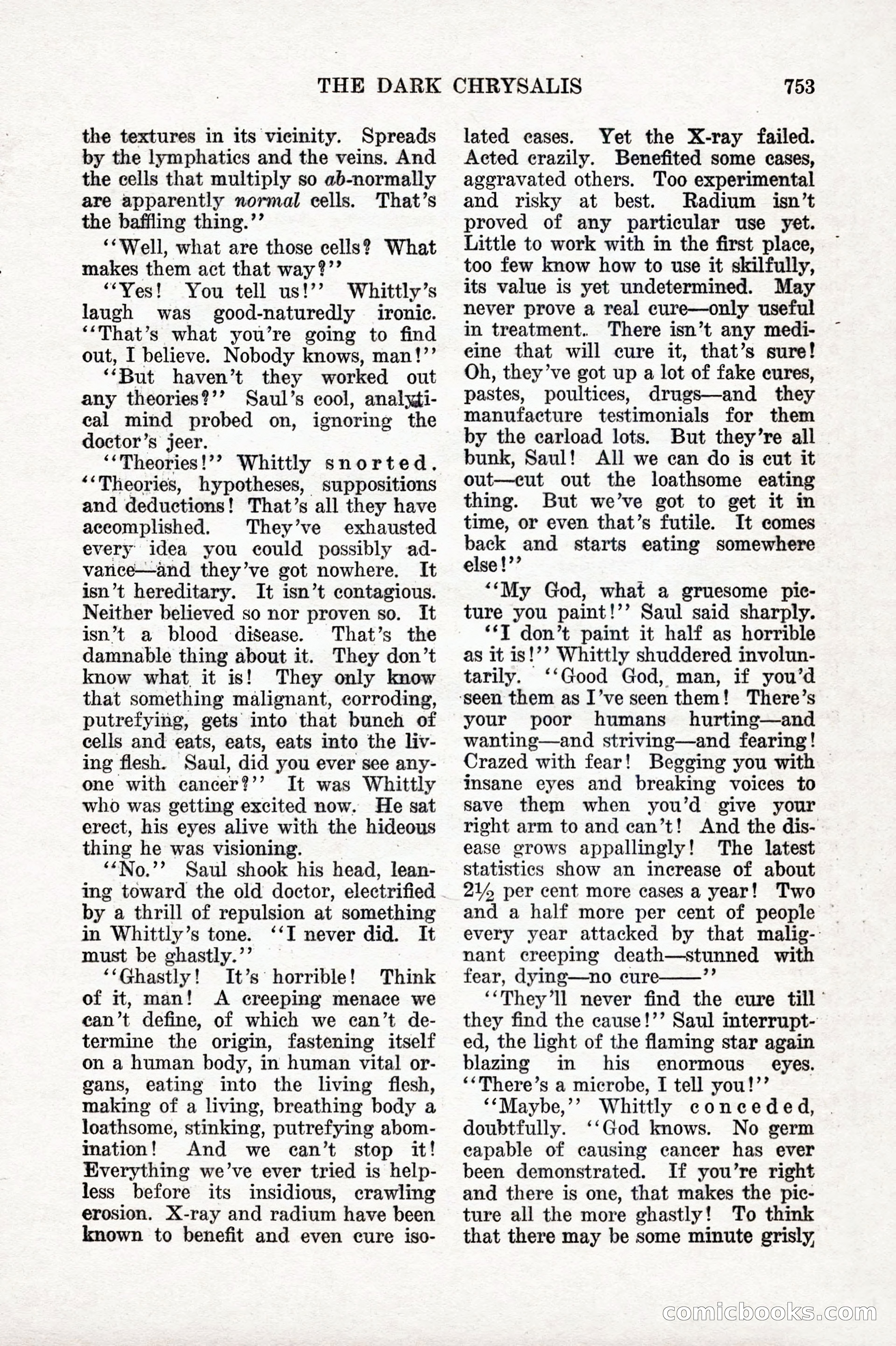 Weird Tales, Vol. IX, No. 6 — page 35 of 148