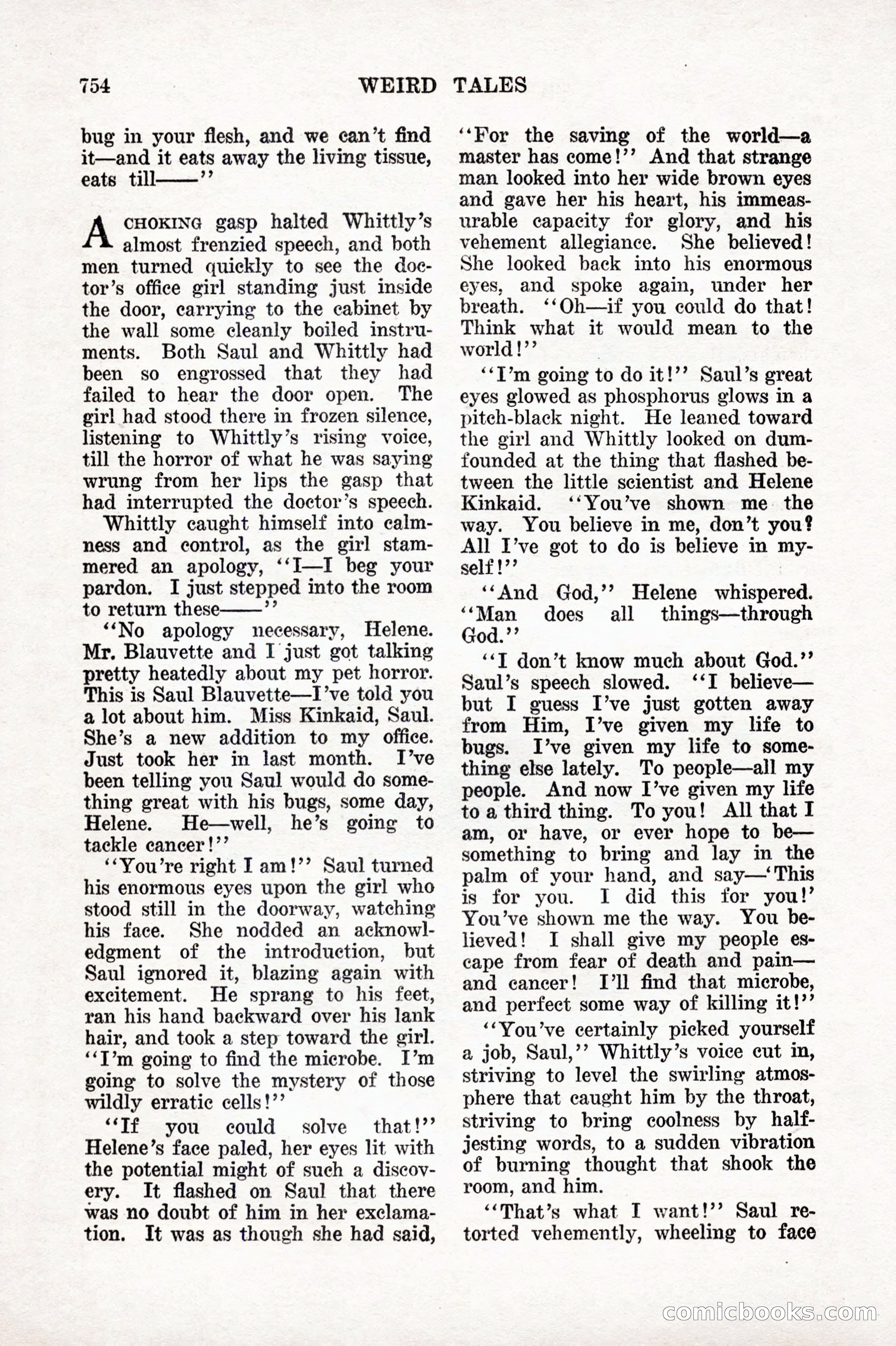 Weird Tales, Vol. IX, No. 6 — page 36 of 148