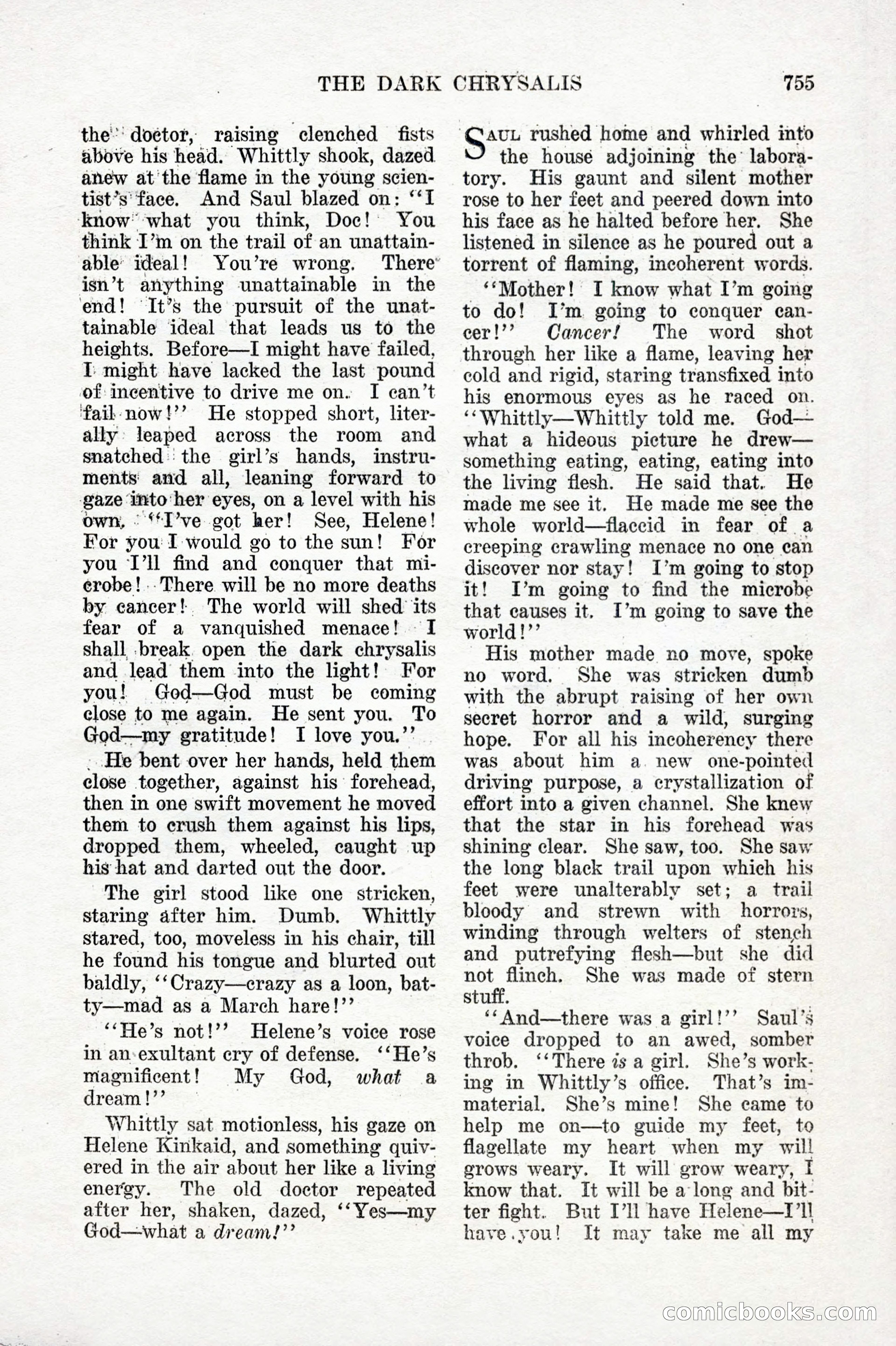 Weird Tales, Vol. IX, No. 6 — page 37 of 148