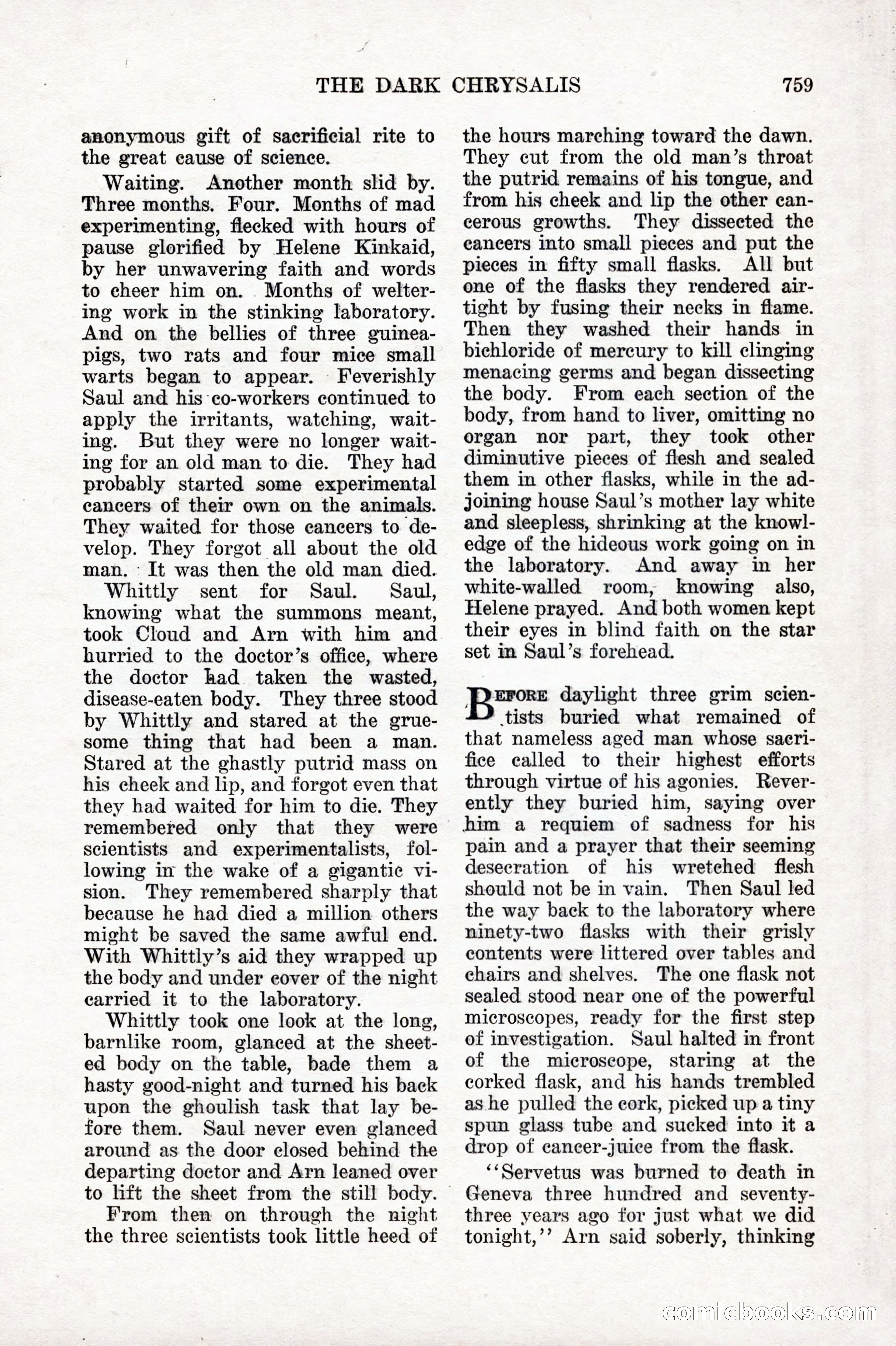 Weird Tales, Vol. IX, No. 6 — page 41 of 148