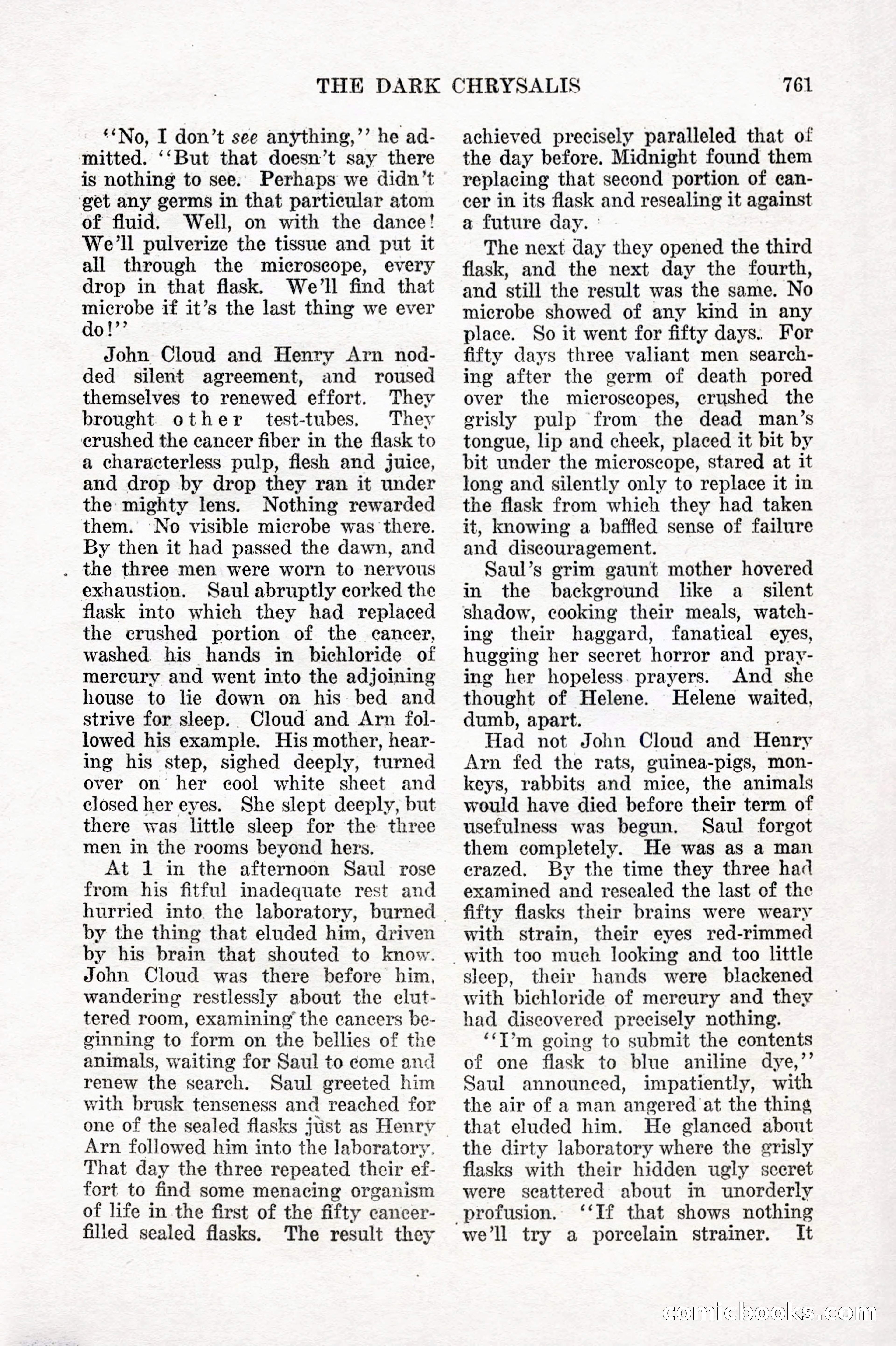 Weird Tales, Vol. IX, No. 6 — page 43 of 148