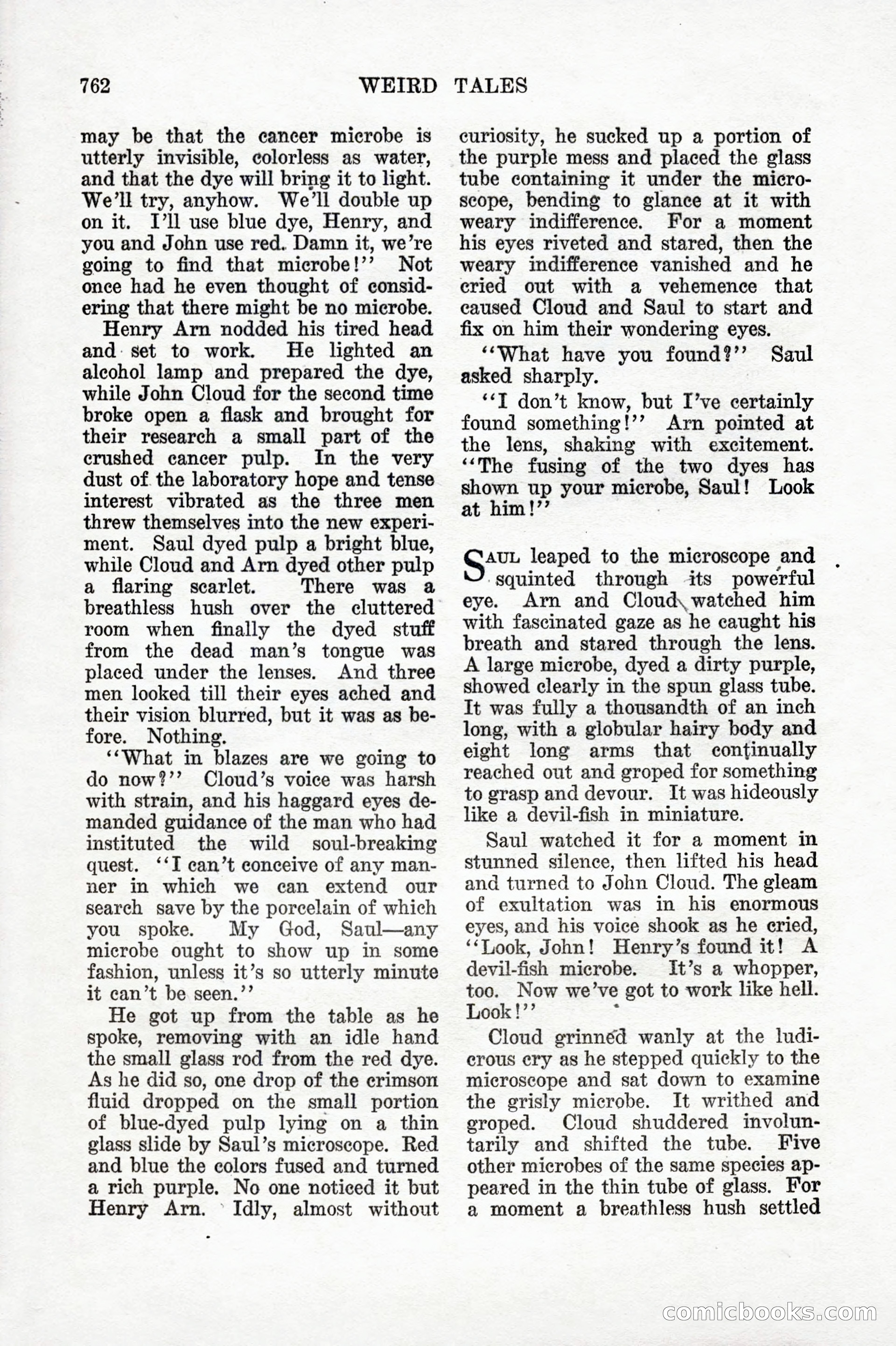 Weird Tales, Vol. IX, No. 6 — page 44 of 148