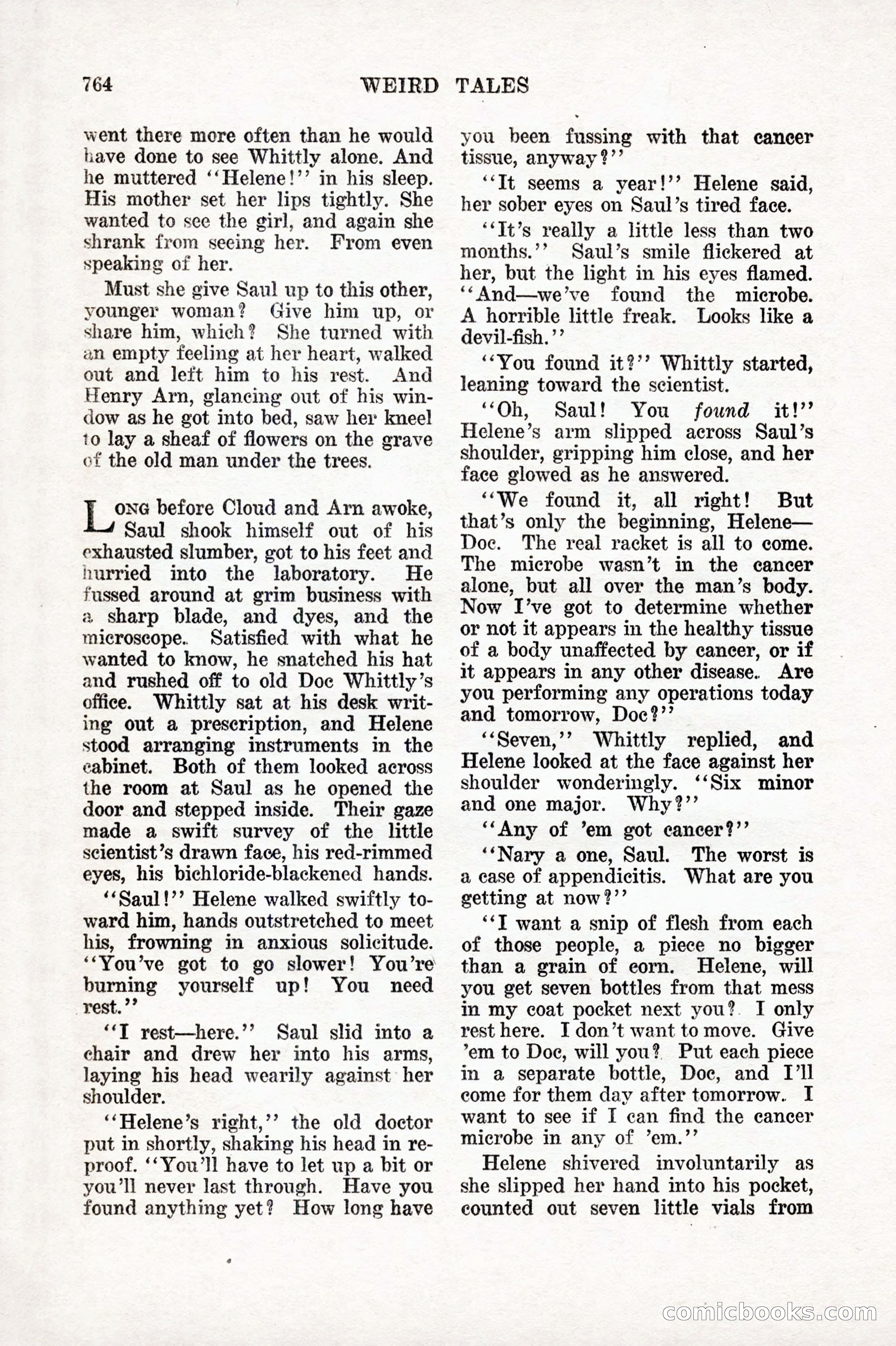 Weird Tales, Vol. IX, No. 6 — page 46 of 148