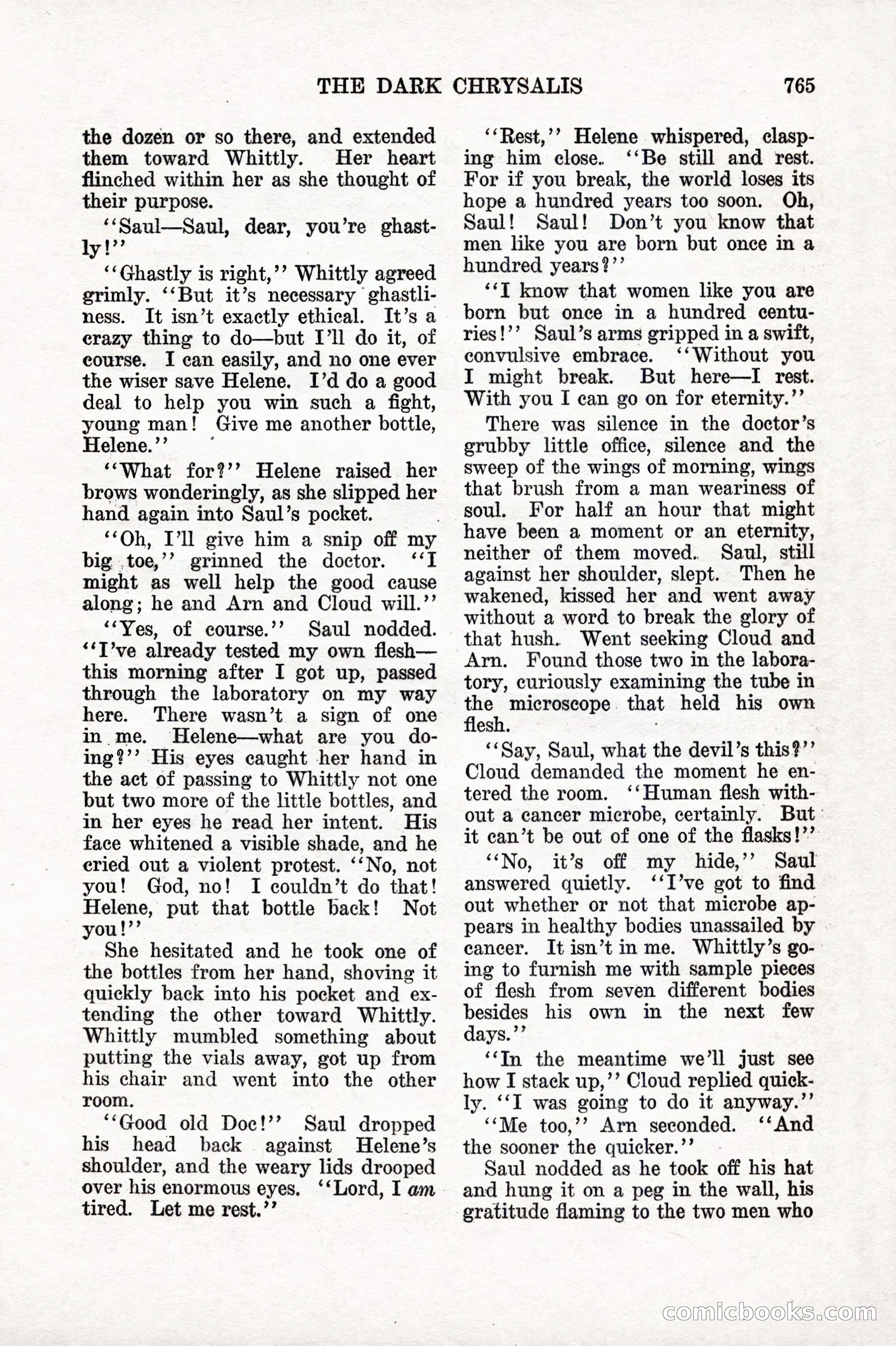 Weird Tales, Vol. IX, No. 6 — page 47 of 148
