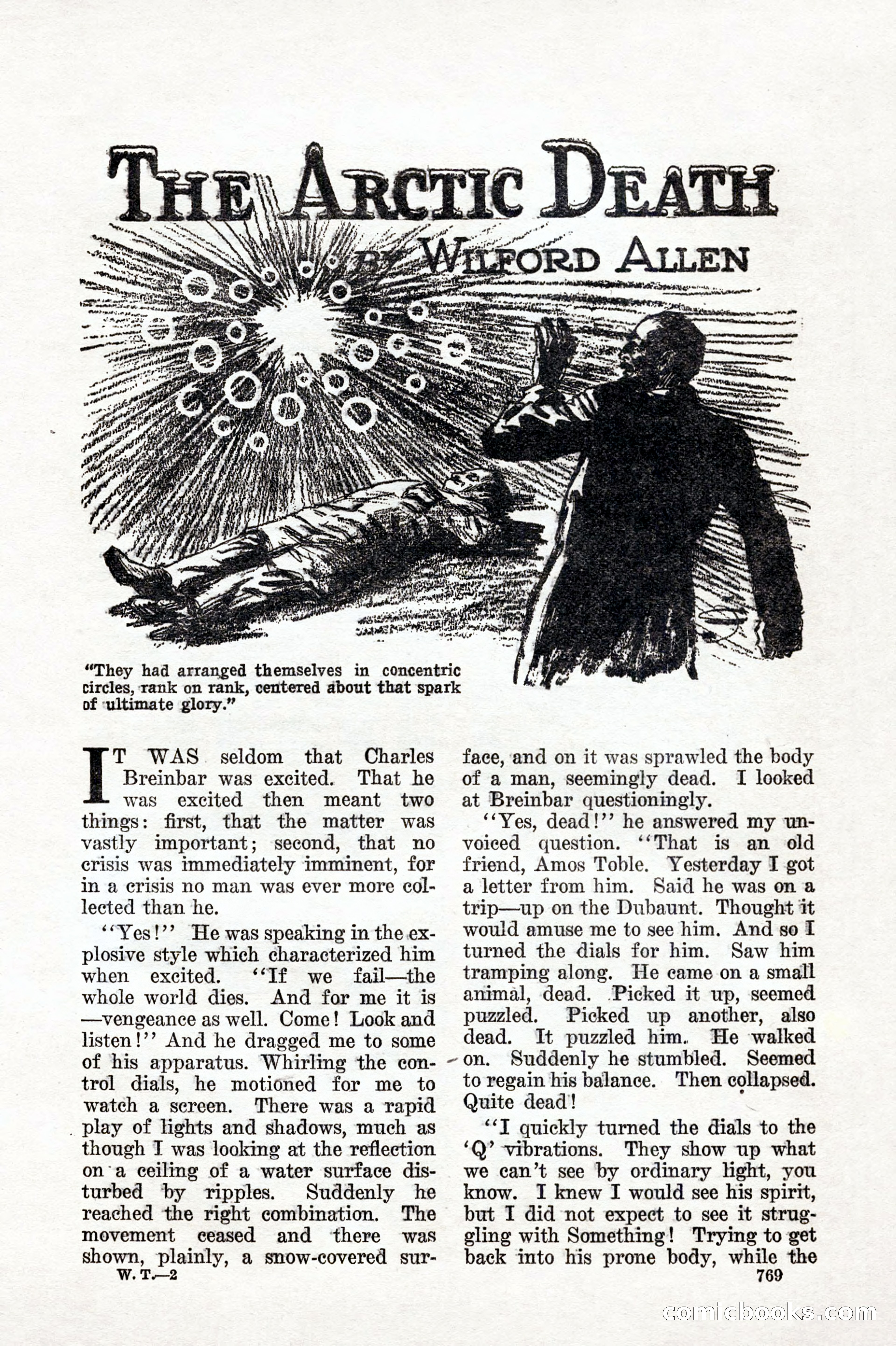Weird Tales, Vol. IX, No. 6 — page 51 of 148