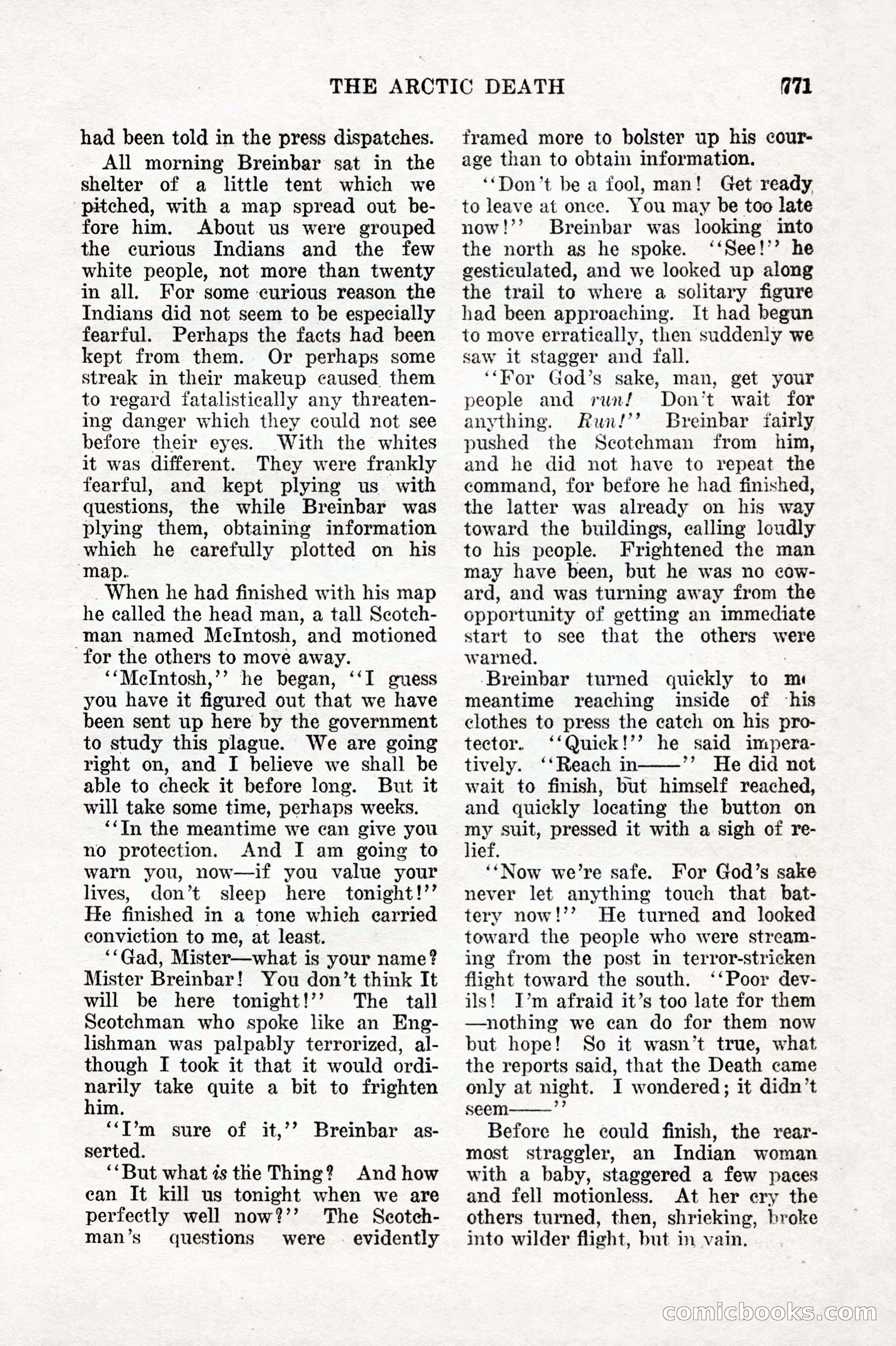 Weird Tales, Vol. IX, No. 6 — page 53 of 148