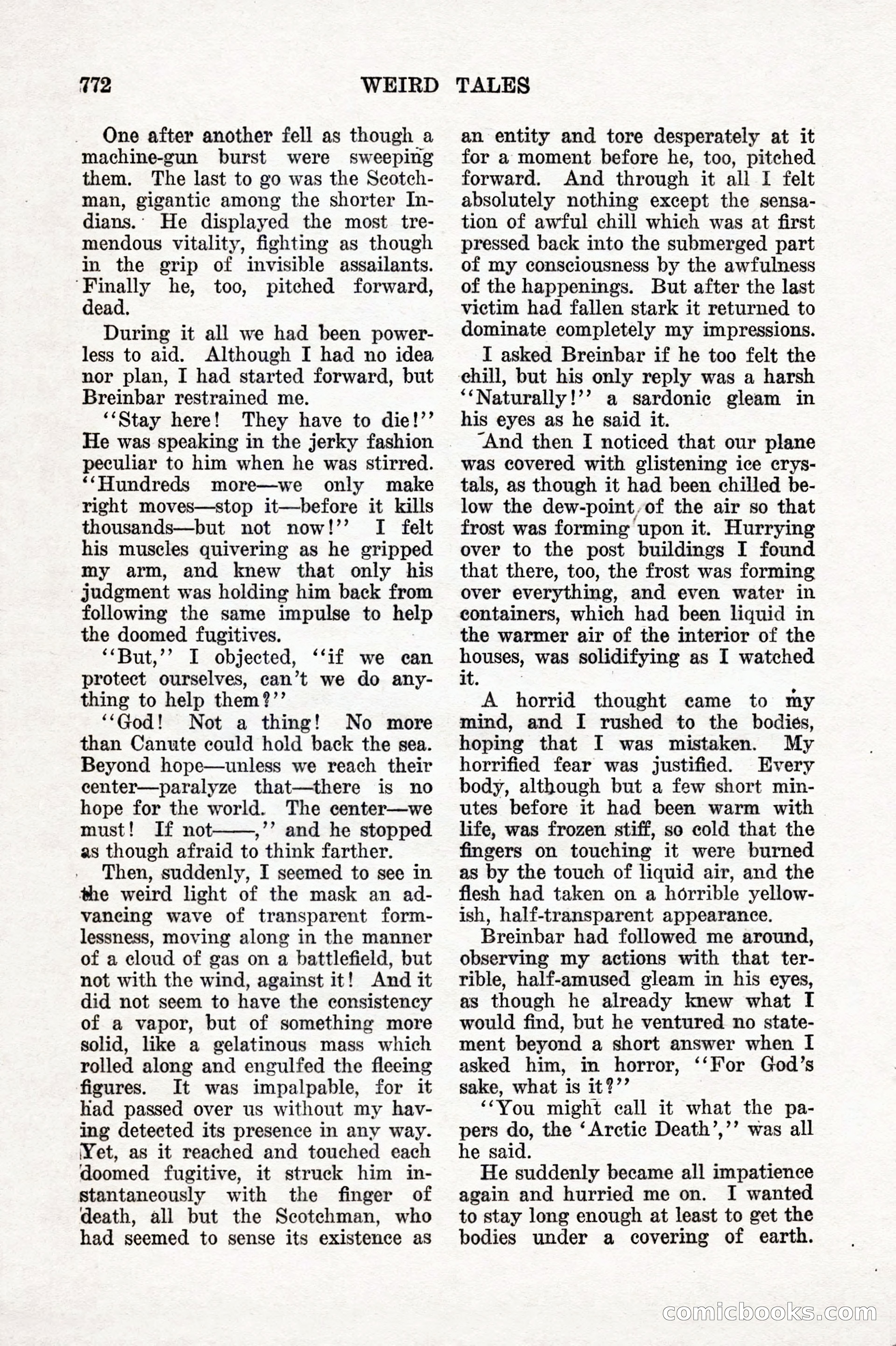 Weird Tales, Vol. IX, No. 6 — page 54 of 148