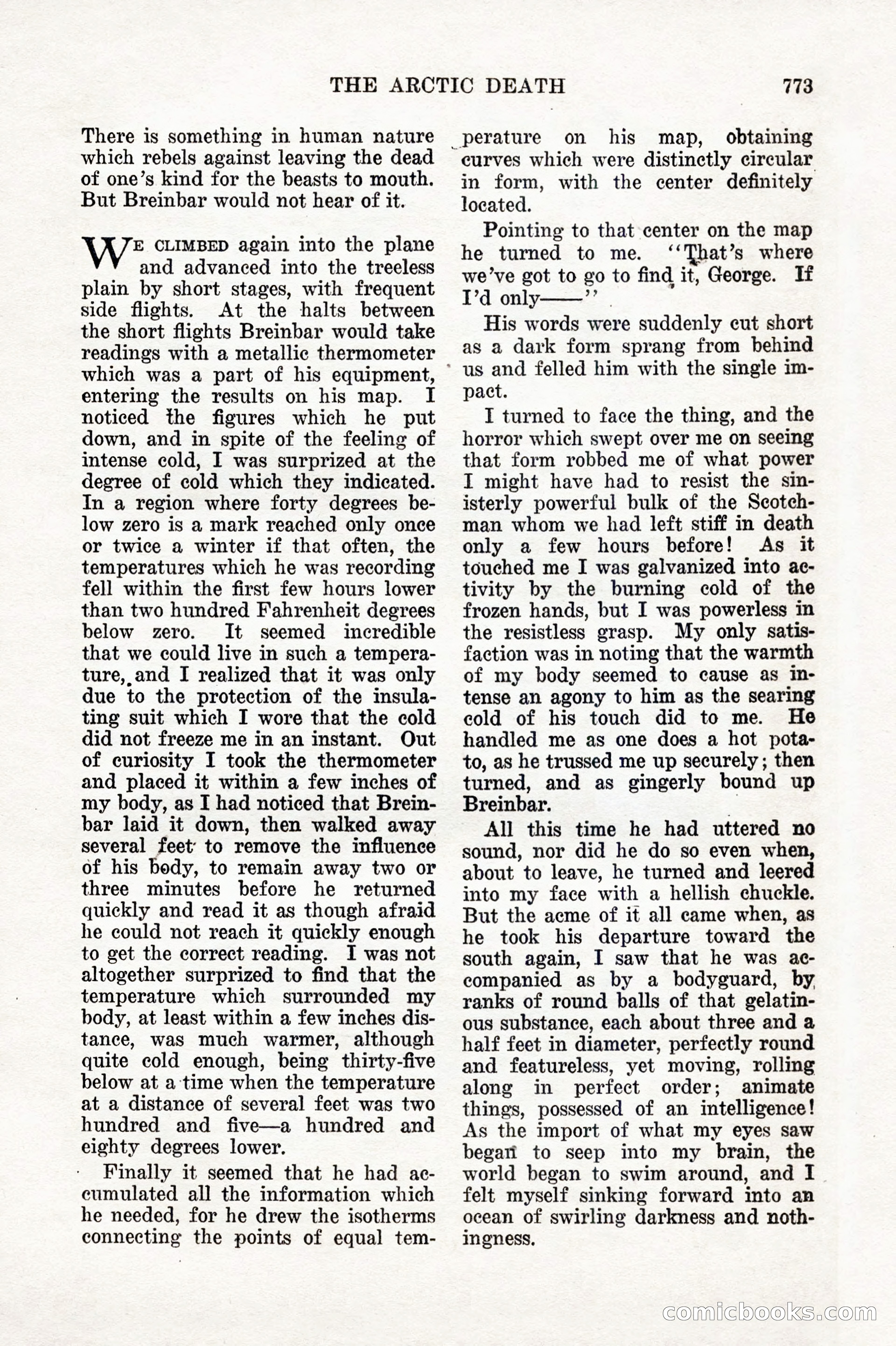 Weird Tales, Vol. IX, No. 6 — page 55 of 148
