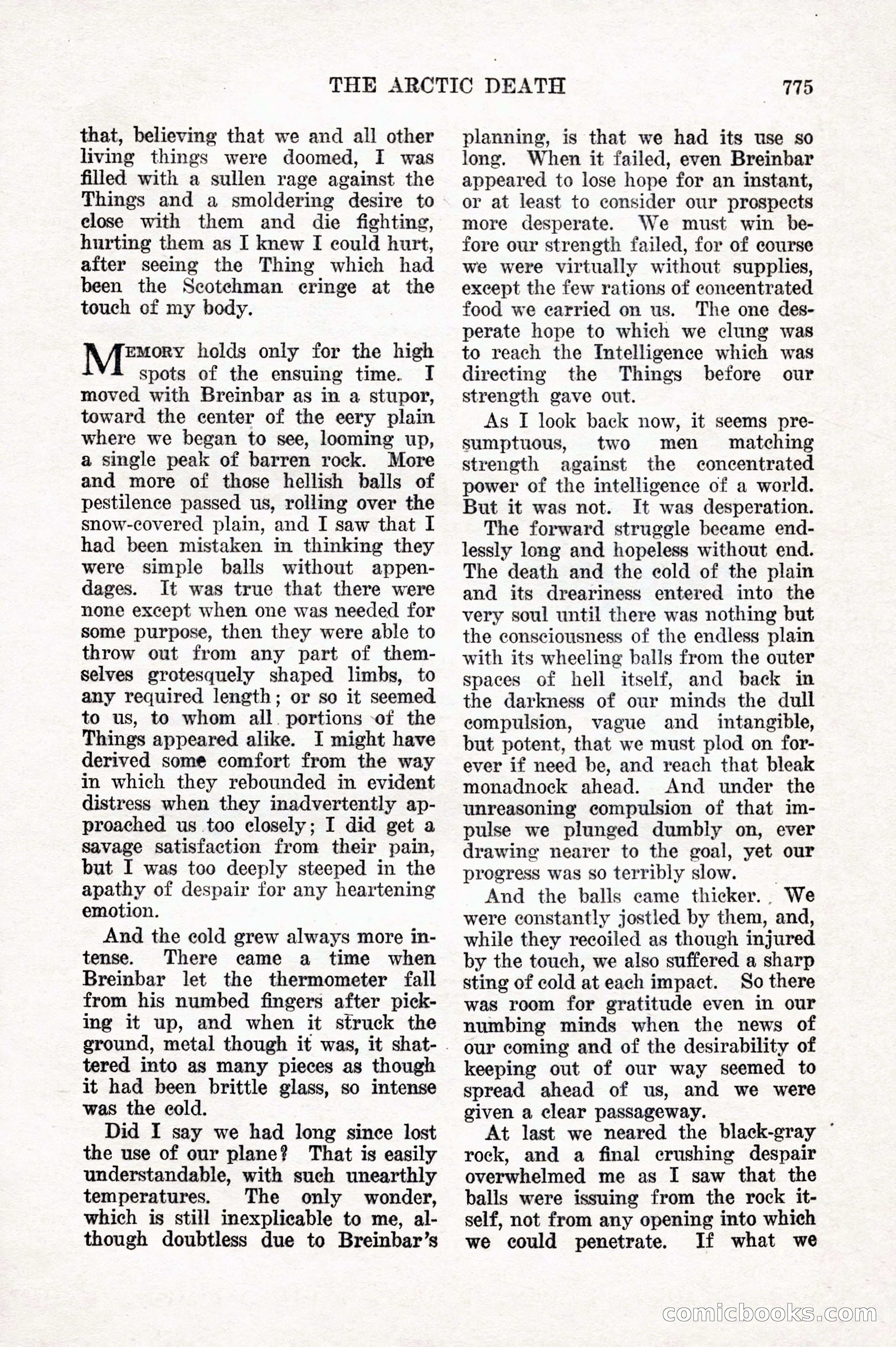 Weird Tales, Vol. IX, No. 6 — page 57 of 148