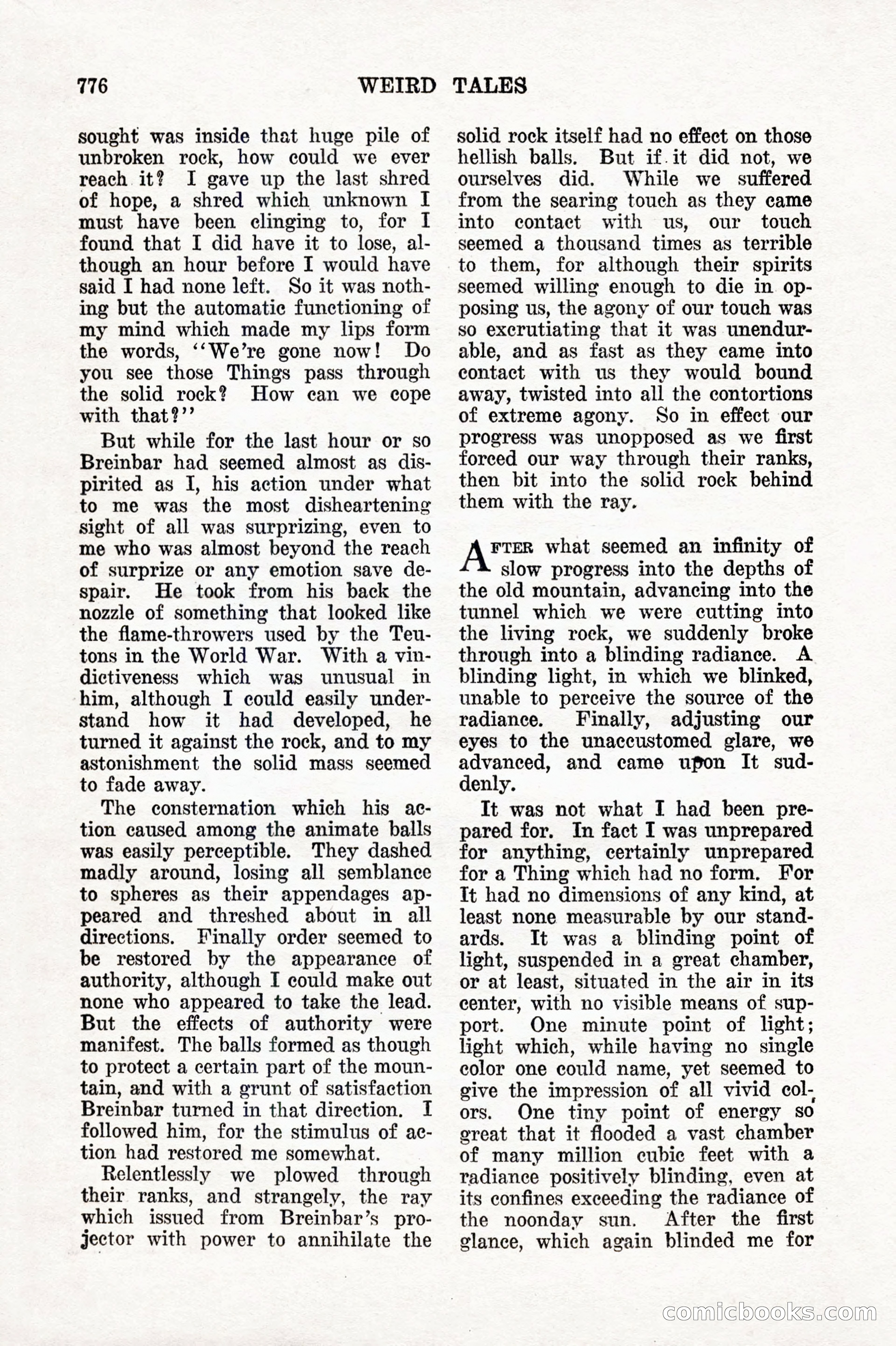 Weird Tales, Vol. IX, No. 6 — page 58 of 148