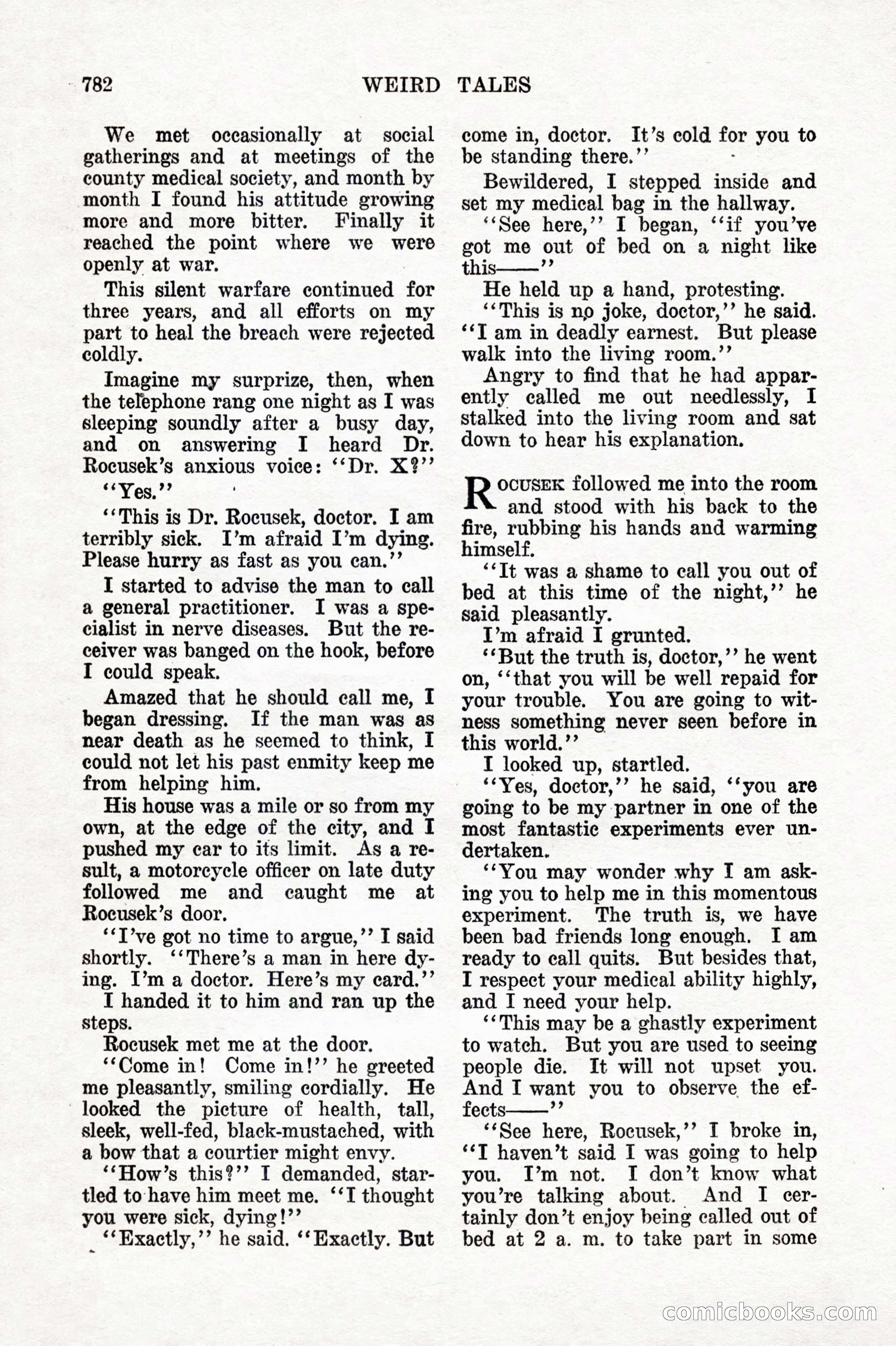 Weird Tales, Vol. IX, No. 6 — page 64 of 148